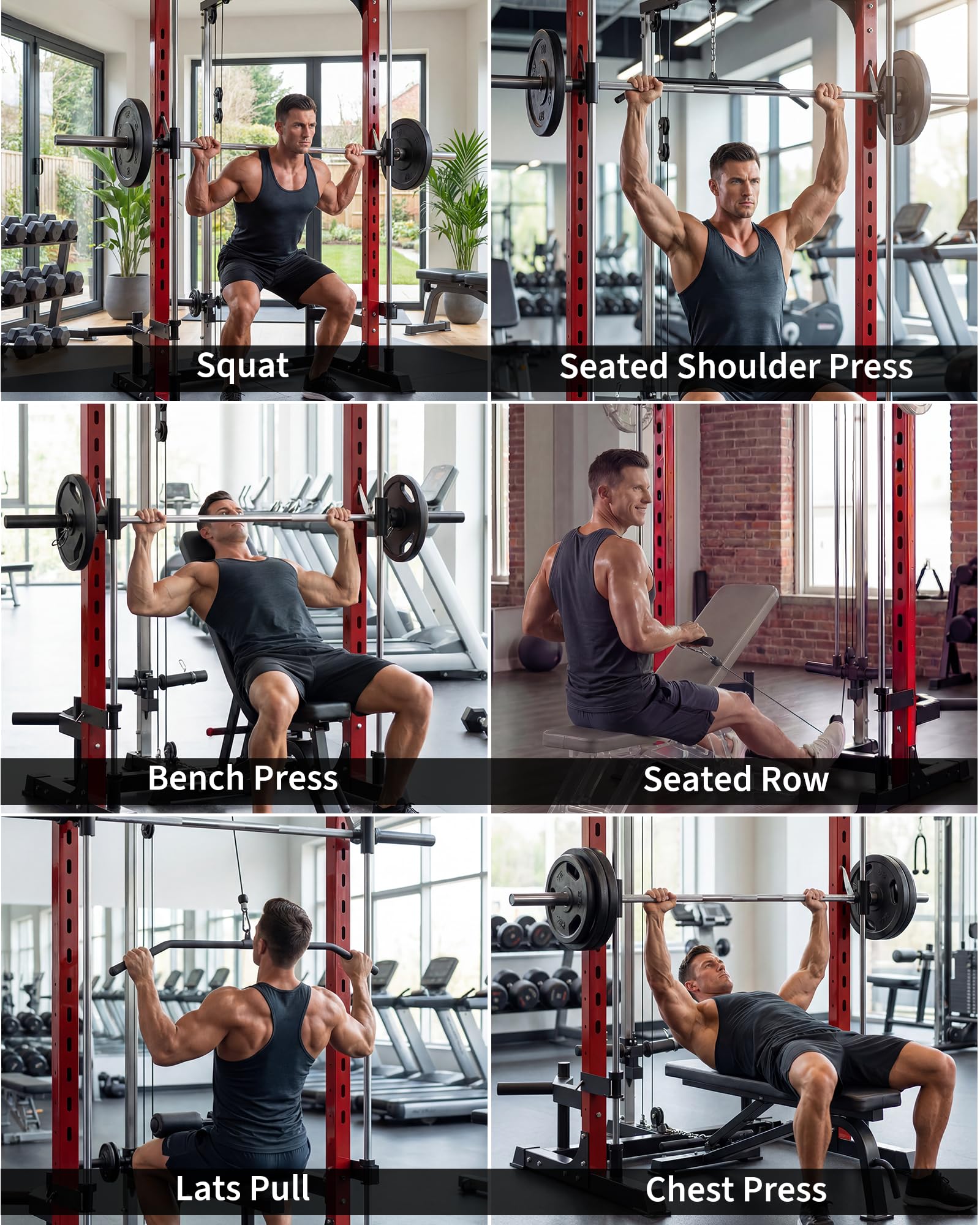 IdealHouse CA7-OLEAYYNW-DW Lat-Pull-Down-Machines - View #4
