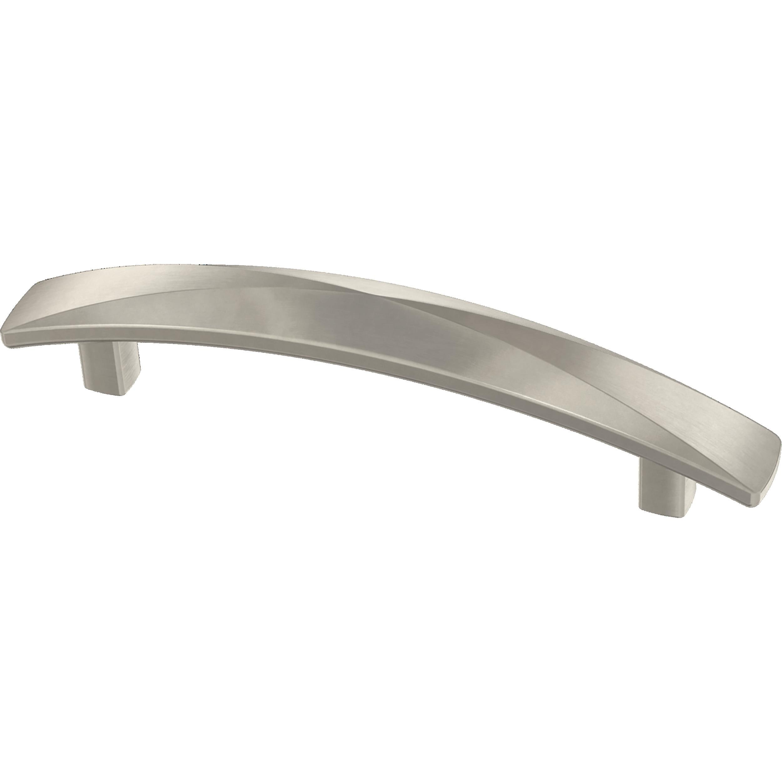 allen + roth P34959W-SN-CP Fairchild 3-3/4-in , 96mm Center to Center Satin Nickel Arch Bar