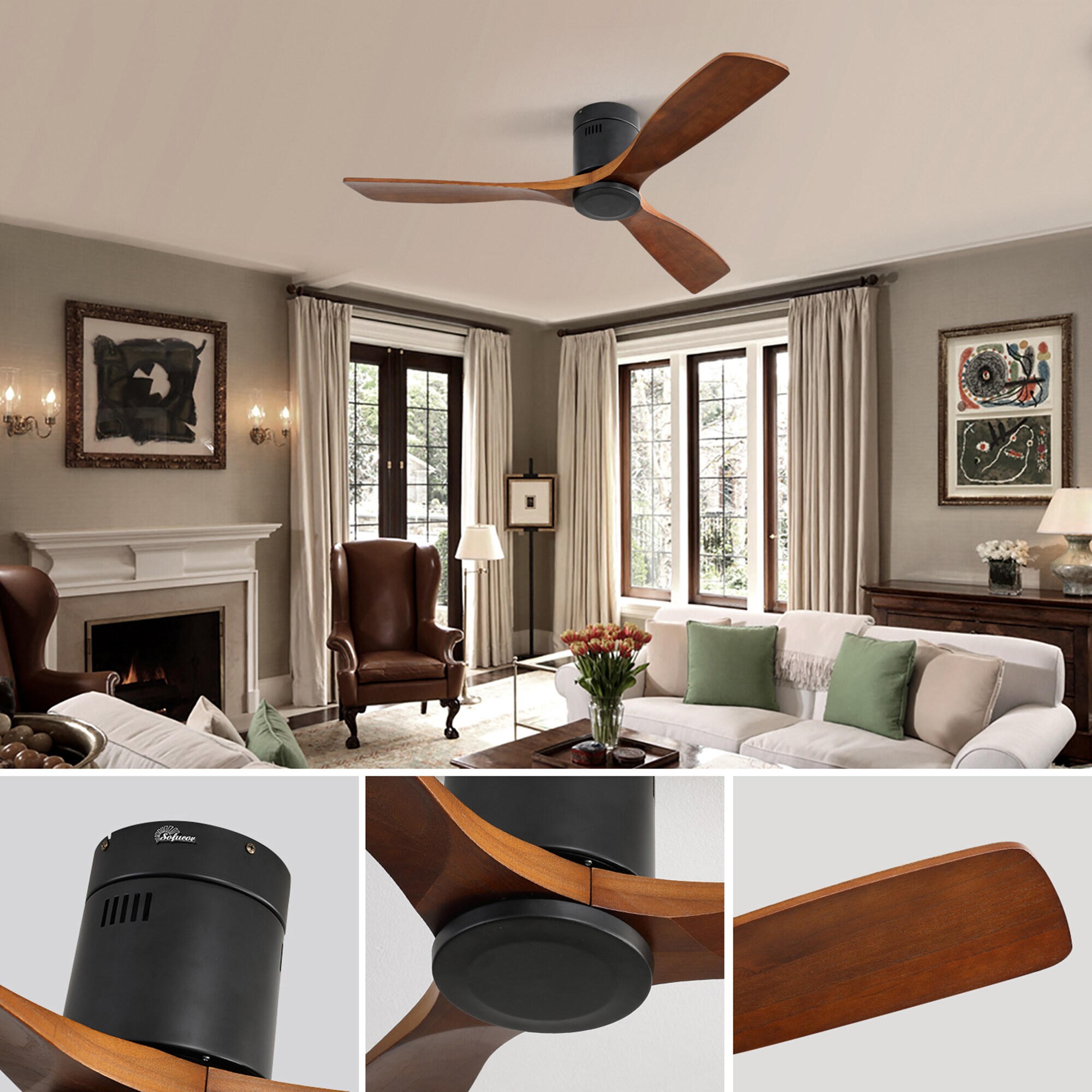 SINOFURN SYD130002GD Ceiling-Fans - View #5