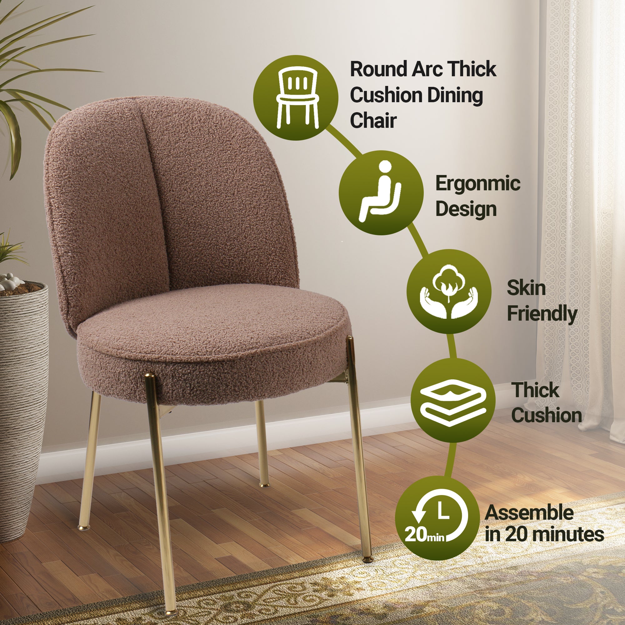 Boyel Living BL-DMTEDDY03 Dining-Chairs - View #7