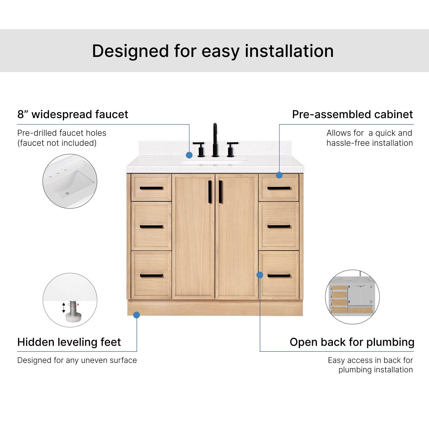 ARIEL K42CQRVOWOA Bath-Vanity-Combo - View #7