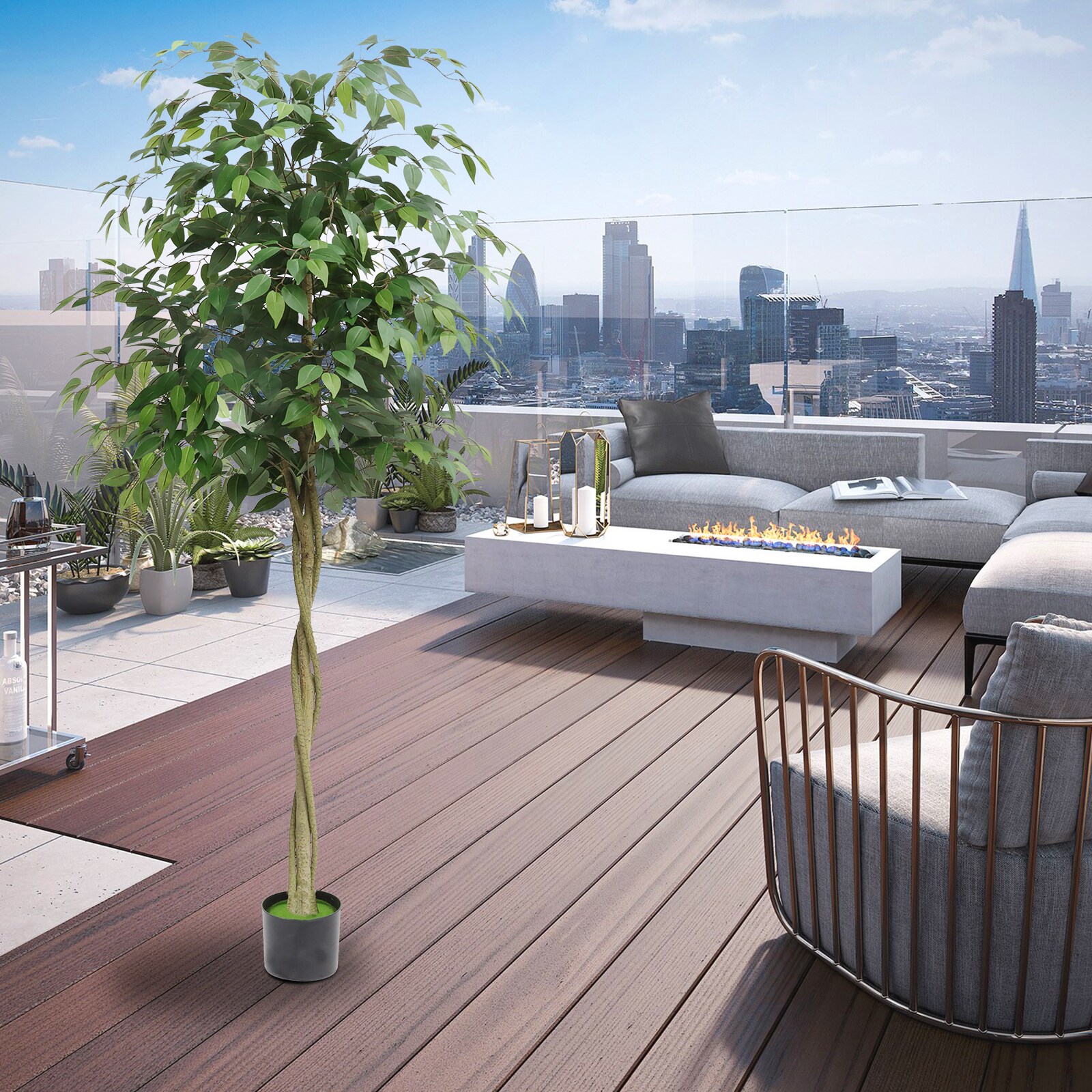 WhizMax 2GGL-PHO-16DITIP1 Artificial-Plants-Trees - View #3
