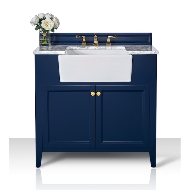 Ancerre Designs Adeline 36 In Heritage, Marble Farmhouse Sink 36