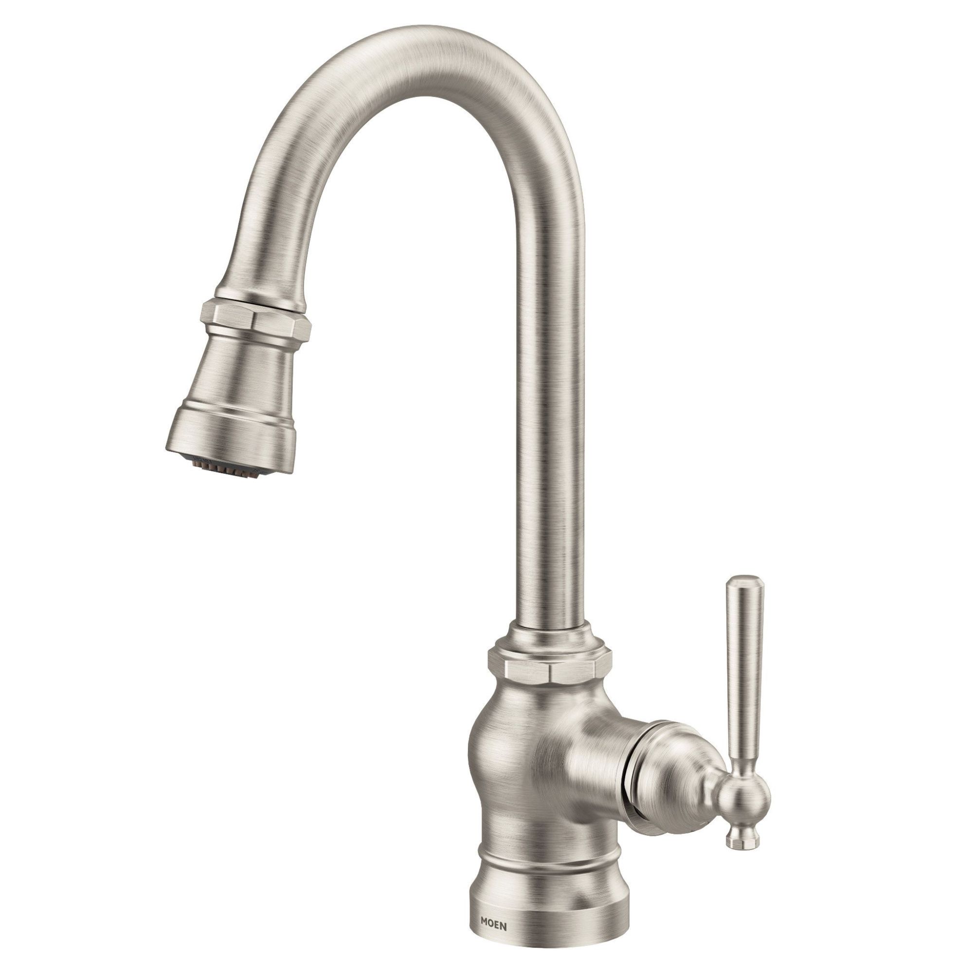 Moen Paterson Spot Resist Stainless Single Handle Bar and Prep Kitchen ...