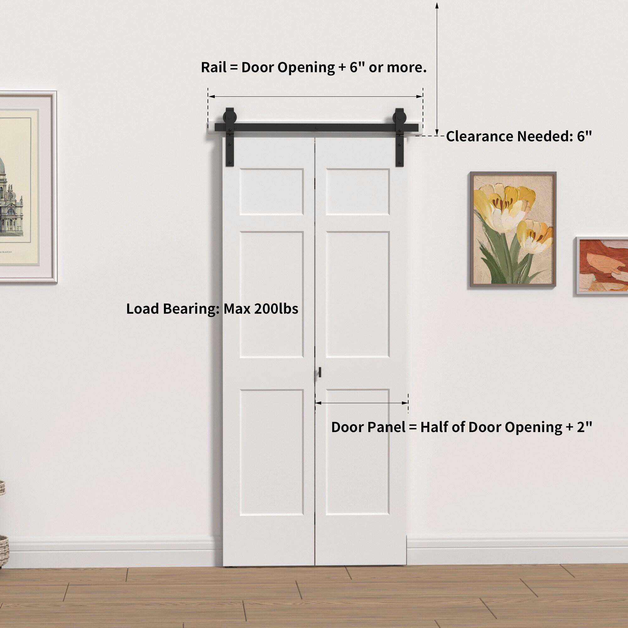 ManDoor BF-20Z-36-S Bifold-Closet-Door-Hware-Kits - View #5