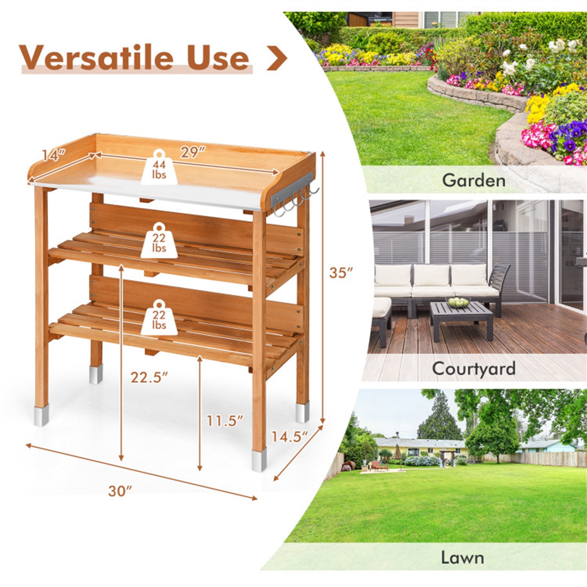 BABOOM BOM-0GT3553-CO Potting-Benches - View #4