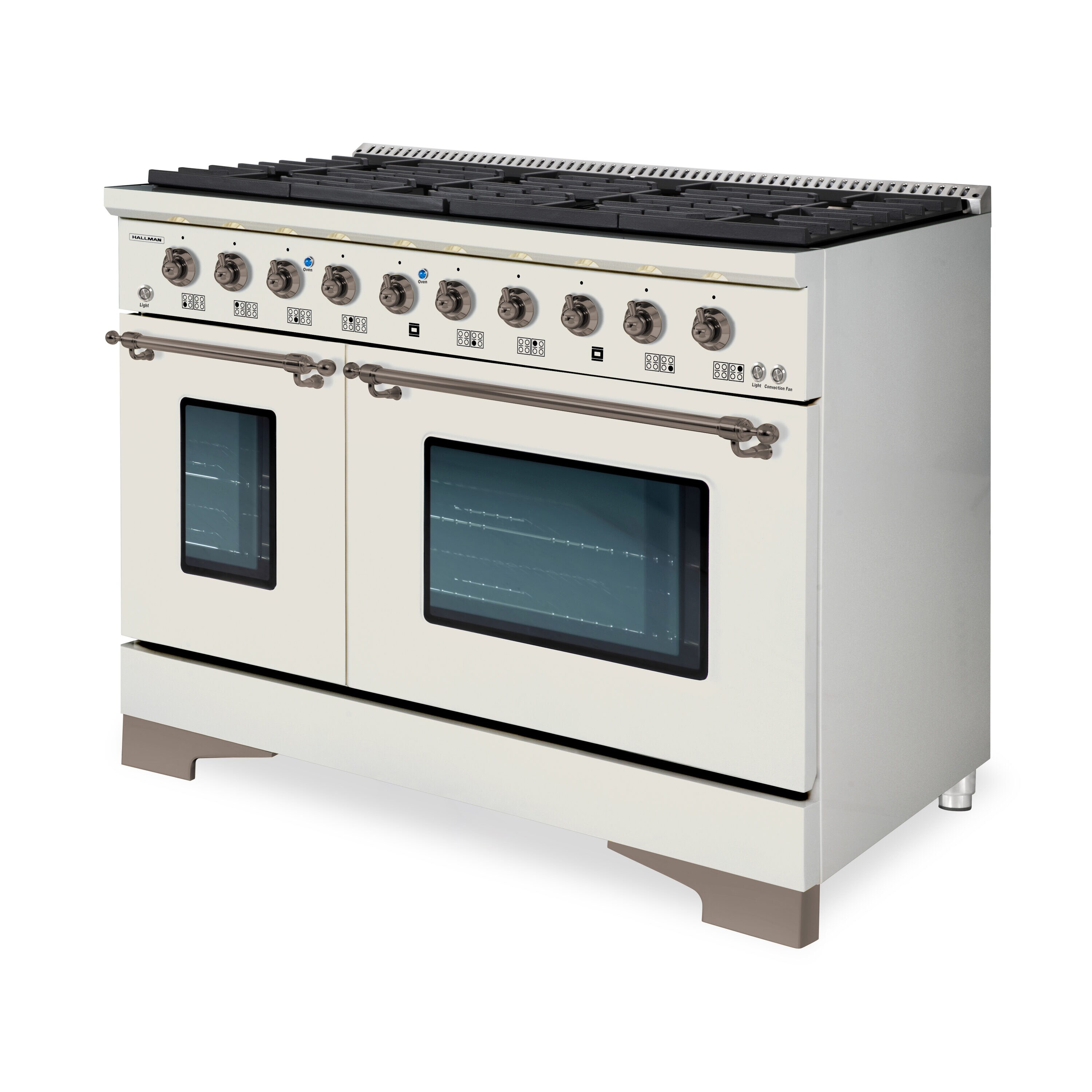 Hallman HCLRG48BZAW Double-Oven-Gas-Ranges - View #2