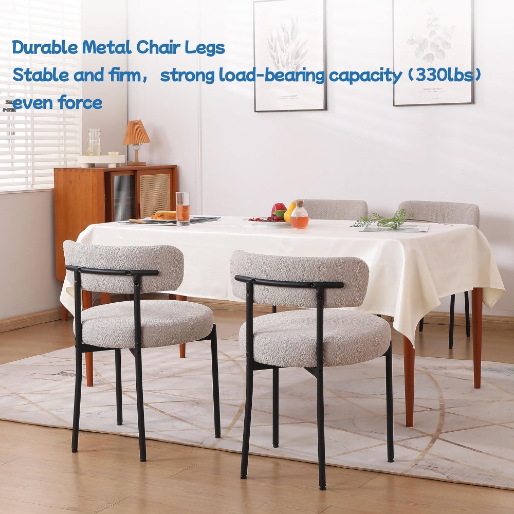 DYHOME SJ-RDC-GY-1 Dining-Chairs - View #4