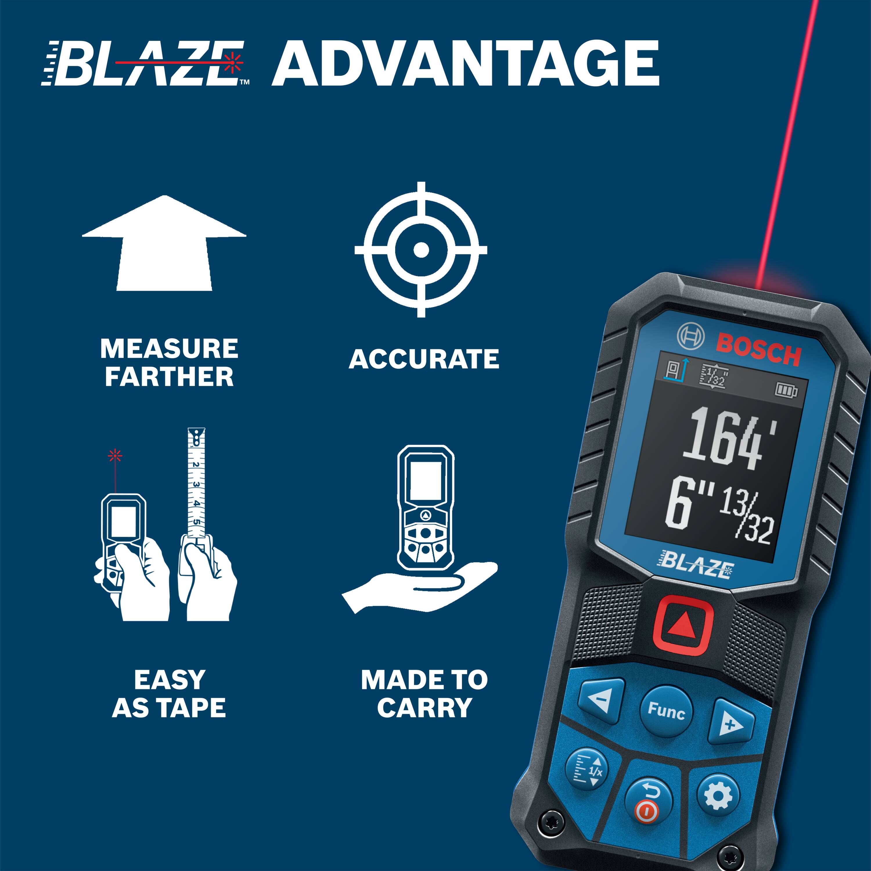 Bosch GLM165-22 Laser-Distance-Measurers - View #3