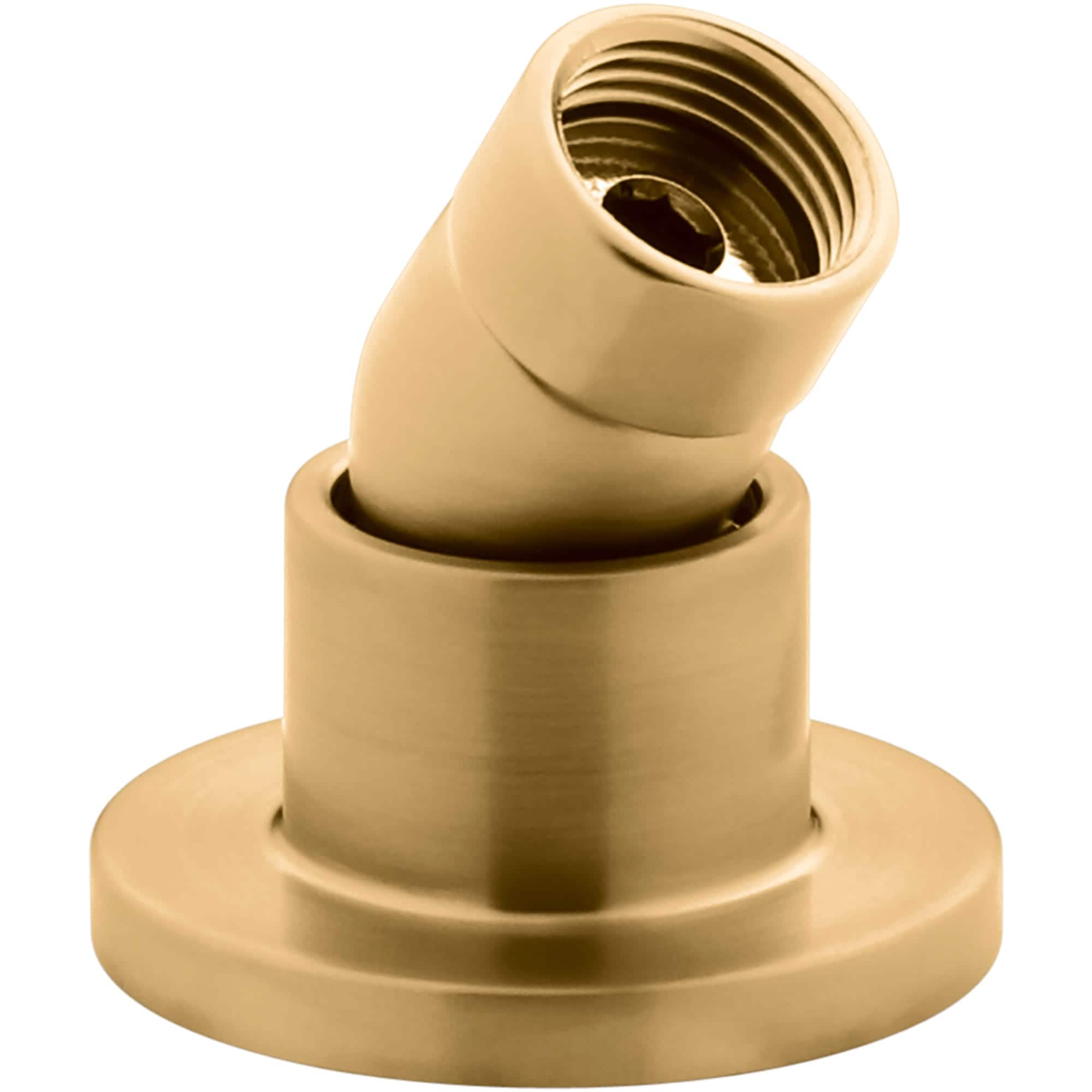 KOHLER K-977-2MB Stillness Vibrant Brushed Moderne Brass 2.125-in Universal Bathtub/Shower Hand shower holder 0.25-in -ID