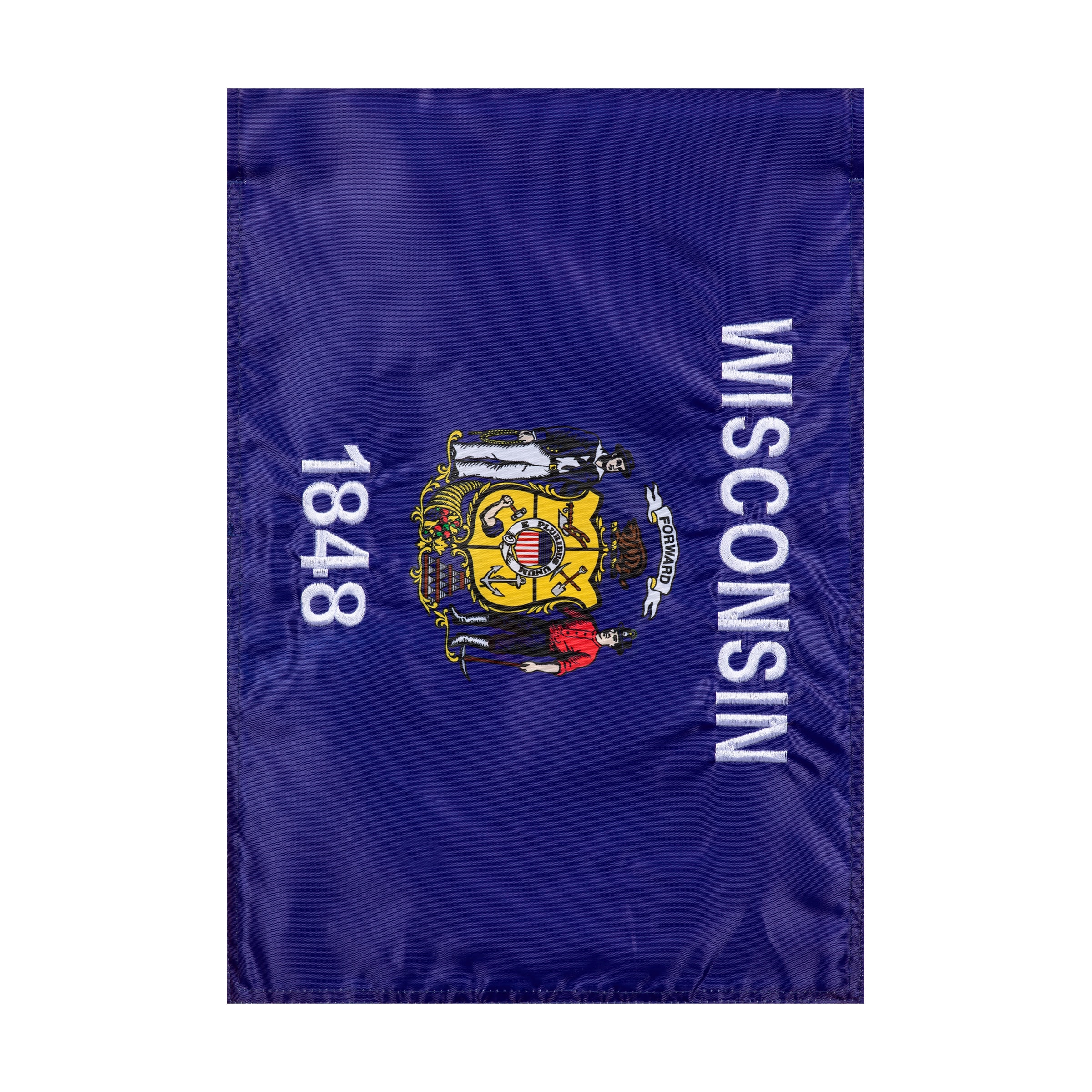 Style Selections ZLW1610442 1 W x 1.5 H State Wisconsin State Garden flag
