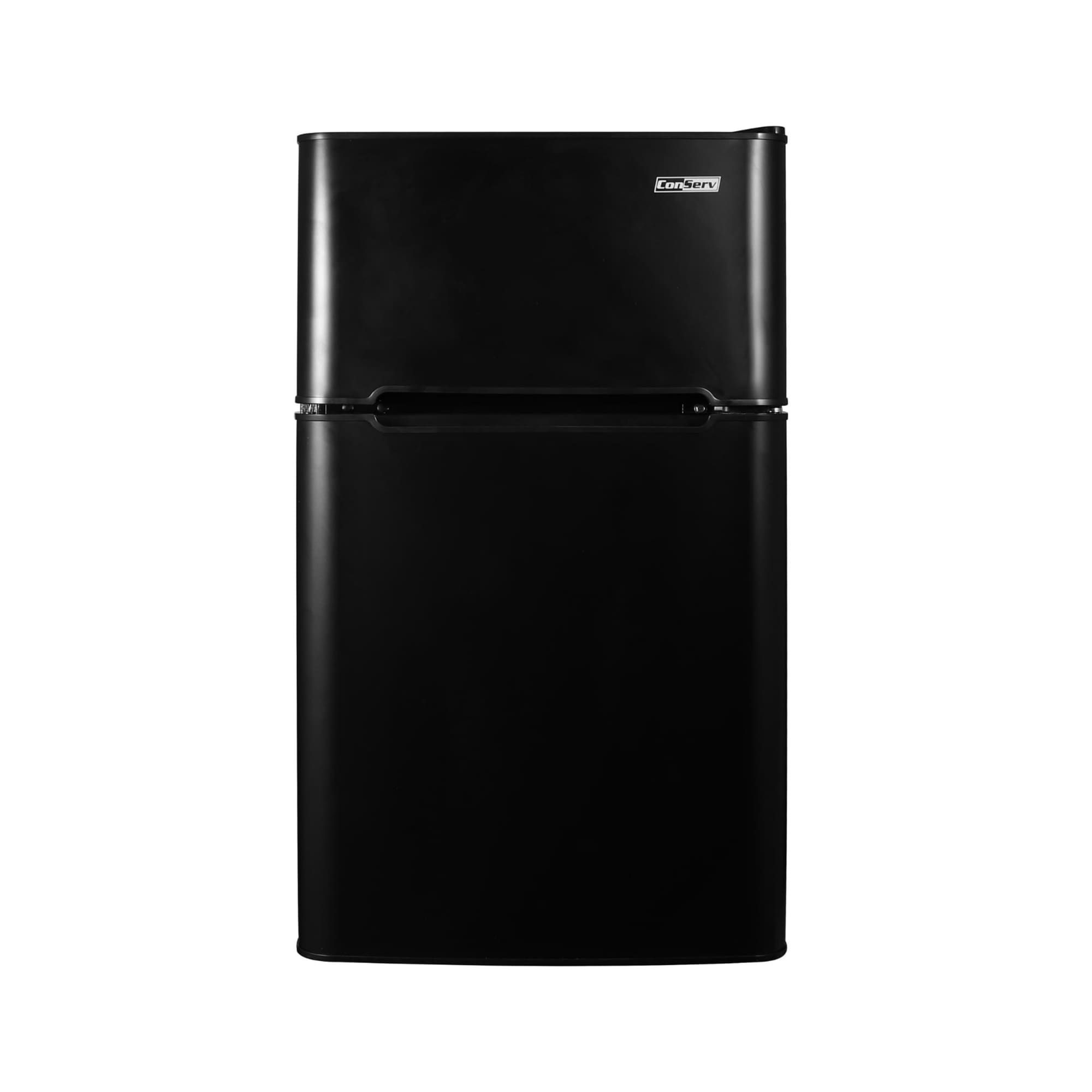 Jeremy Cass 3.5-cu ft Counter-depth Freestanding Mini Fridge Freezer  Compartment (Black) ENERGY STAR