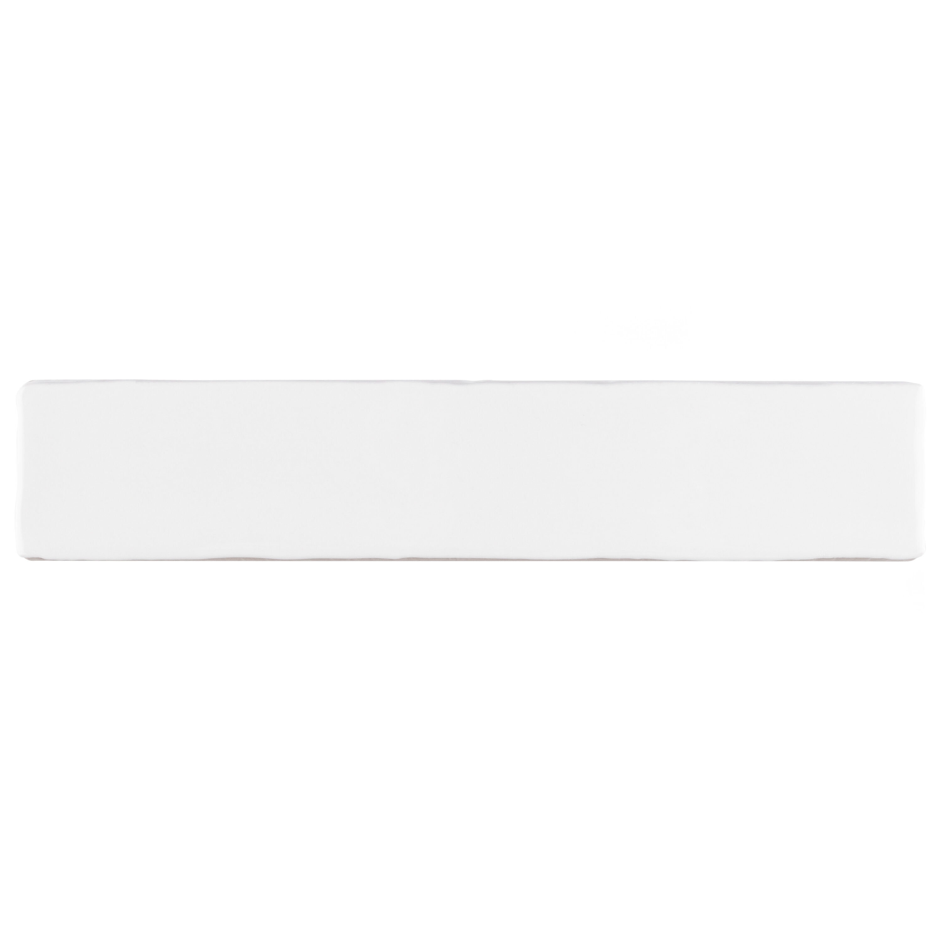 Affinity Tile WNU10CBI Chester Bianco 2-in x 10-in Glossy Ceramic Subway Standard Wall Tile ( 13.44-sq ft Carton