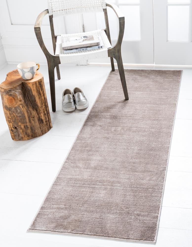 Unique Loom 3141092 Jill Zarin Madison Avenue Uptown 2 x 6 (ft) Loomed Polypropylene Brown Rectangular Indoor Distressed/Overdyed Industrial Runner rug