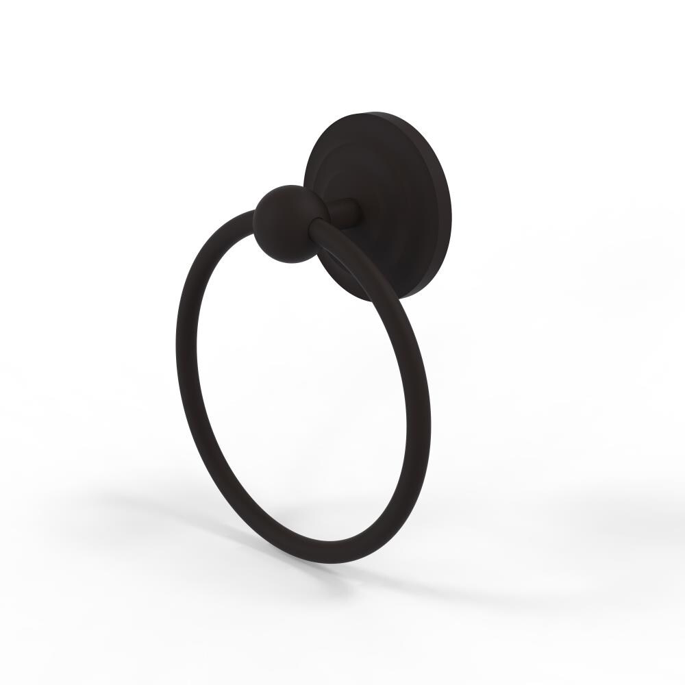 Allied Brass PQN-16-ORB Prestige Que New Oil-rubbed bronze Wall mount Single Towel Ring