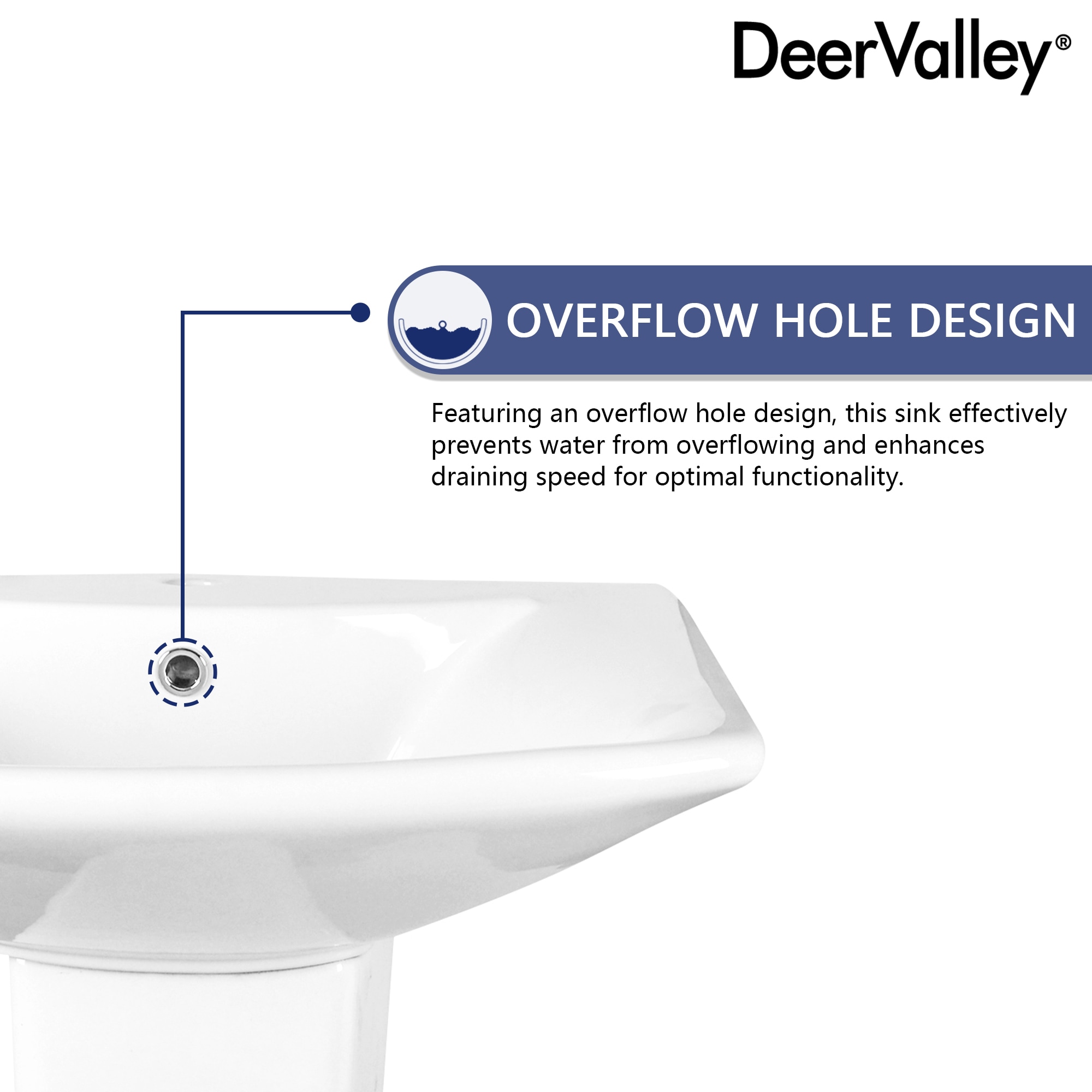 DeerValley DV-1P526 Complete-Pedestal-Lavatories - View #8