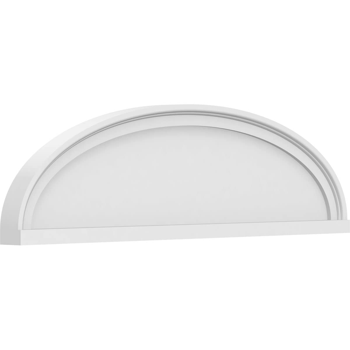 Ekena Millwork PEDPS034X095ELL00 34-in W x 9.5-in L PVC Pediment