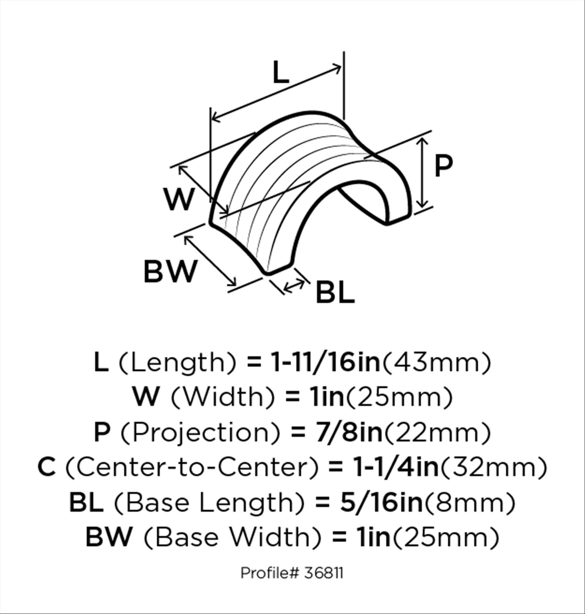 Amerock BP36811PN Cabinet-Pulls - View #7