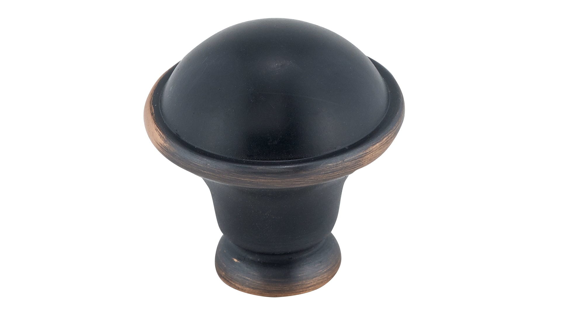 Richelieu BP872BORB Nantes 1-1/4-in Brushed Oil-Rubbed Bronze Round Traditional Cabinet Knob