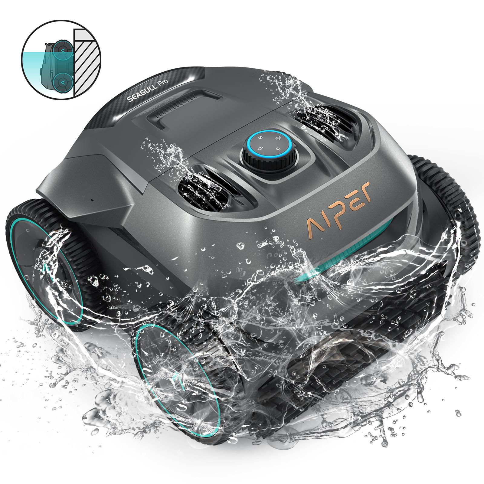 Dolphin E10 for Pools Up to 30 FT in Length 16-in Robotic Pool Vacuum in  the Pool Vacuums department at
