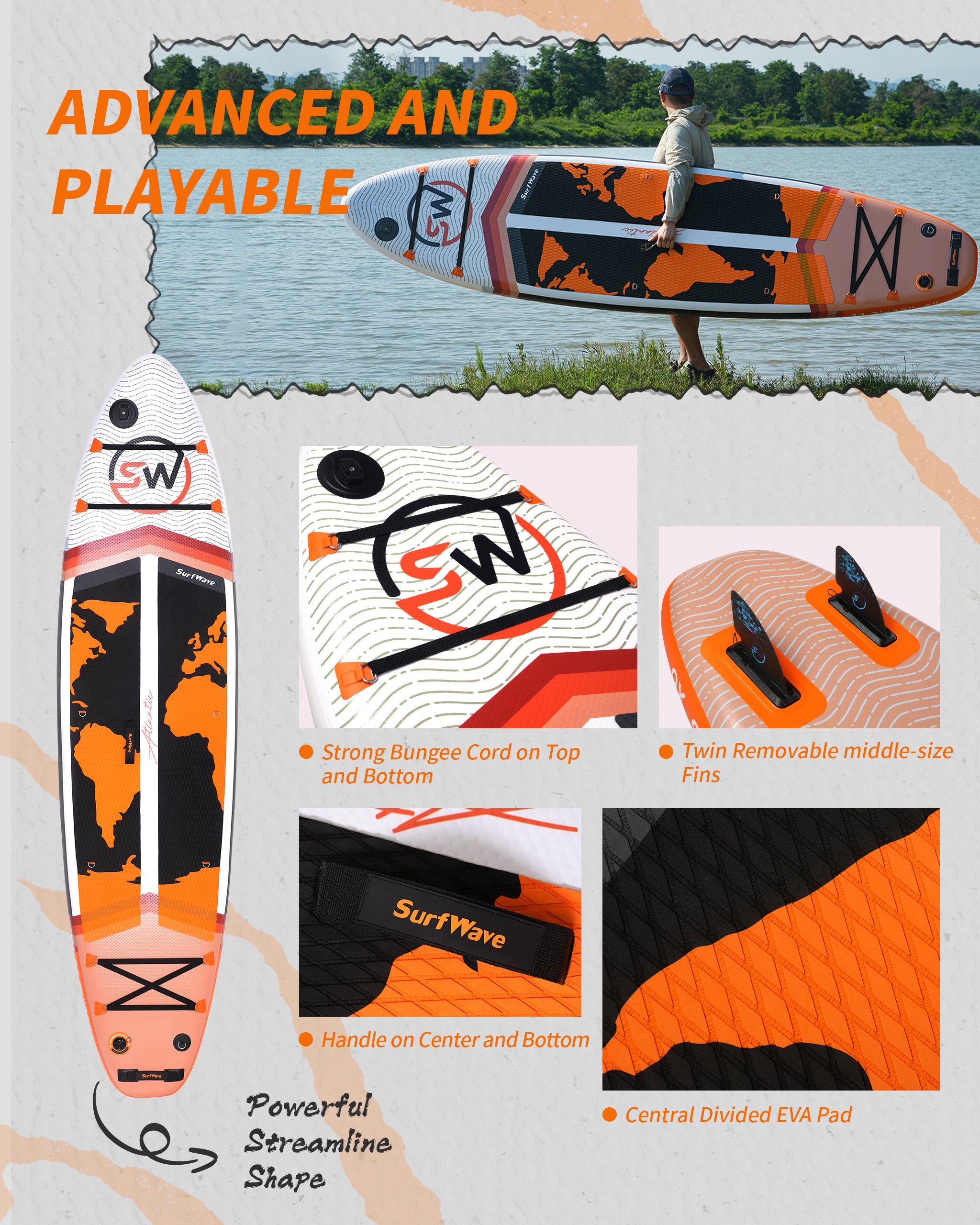 Flynama L-P183774 Stand-Up-Paddle-Boards - View #2