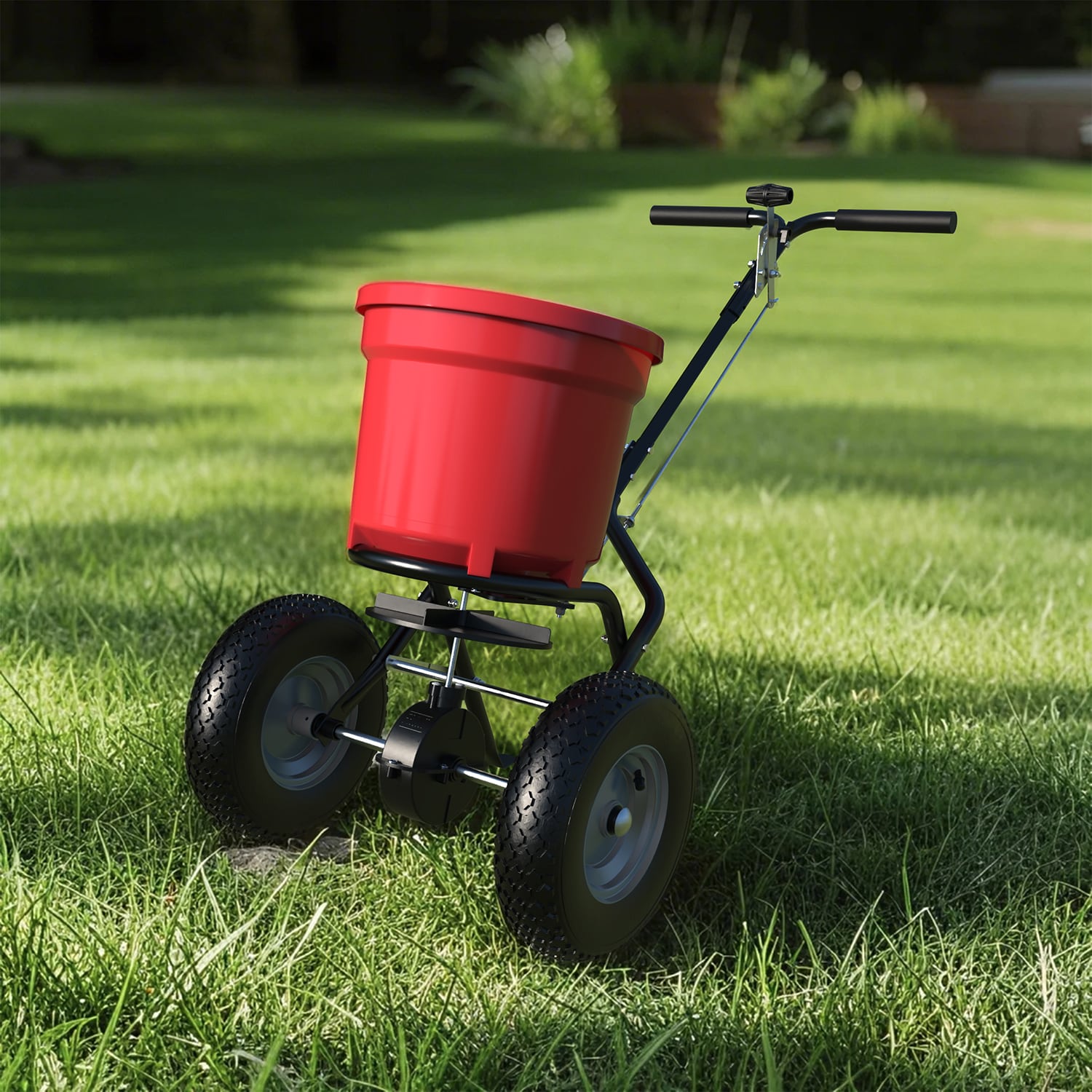 MIDHAM GT1503 50-lb Pro Series Broadcast Compatible with Fertilizer, Seed Spreader