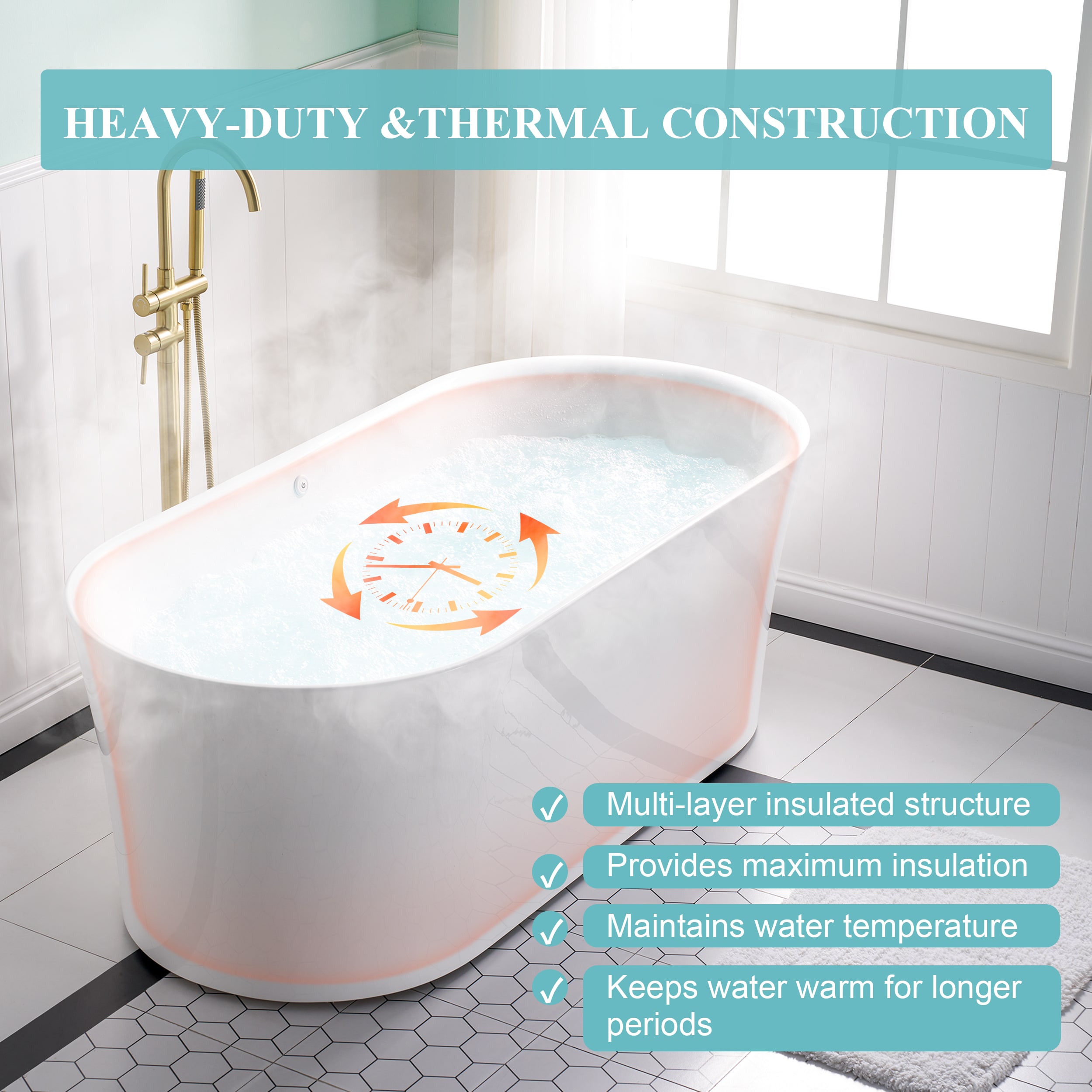 WELLFOR CB-HTL740LD bathtubs - View #14