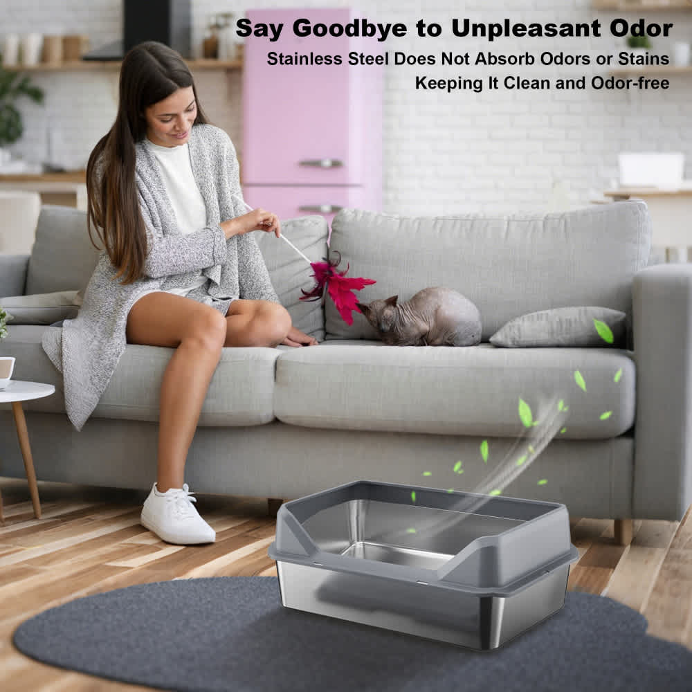Qeetex WLS-PPS-333RS99H Cat-Litter-Box - View #7