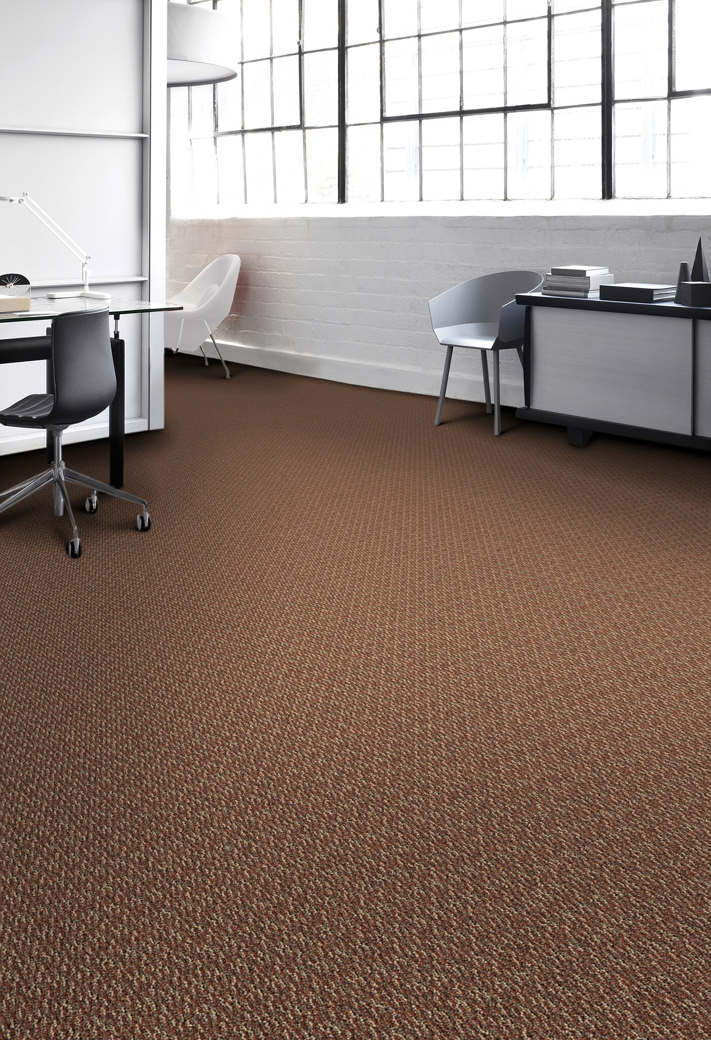Brown best sale office carpet
