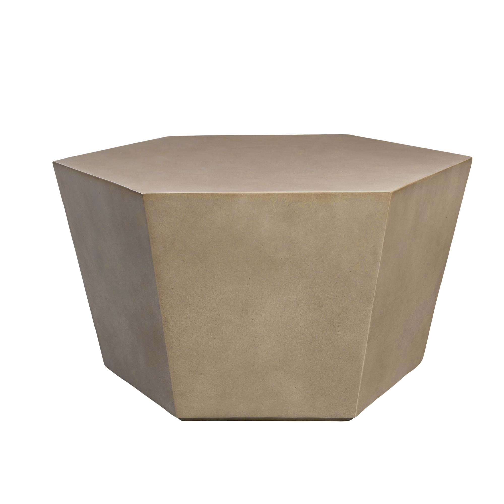 UPHA T28M-6BX-MH Patio Table Hexagon Outdoor Coffee 28-in W x 28-in L