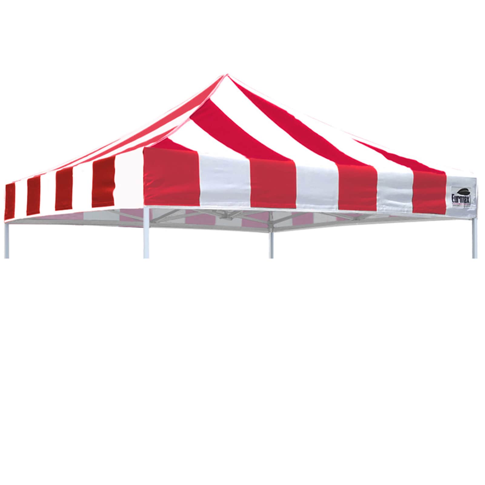 Eurmax STD10TOP-WT&RED White and Red Canopy replacement top