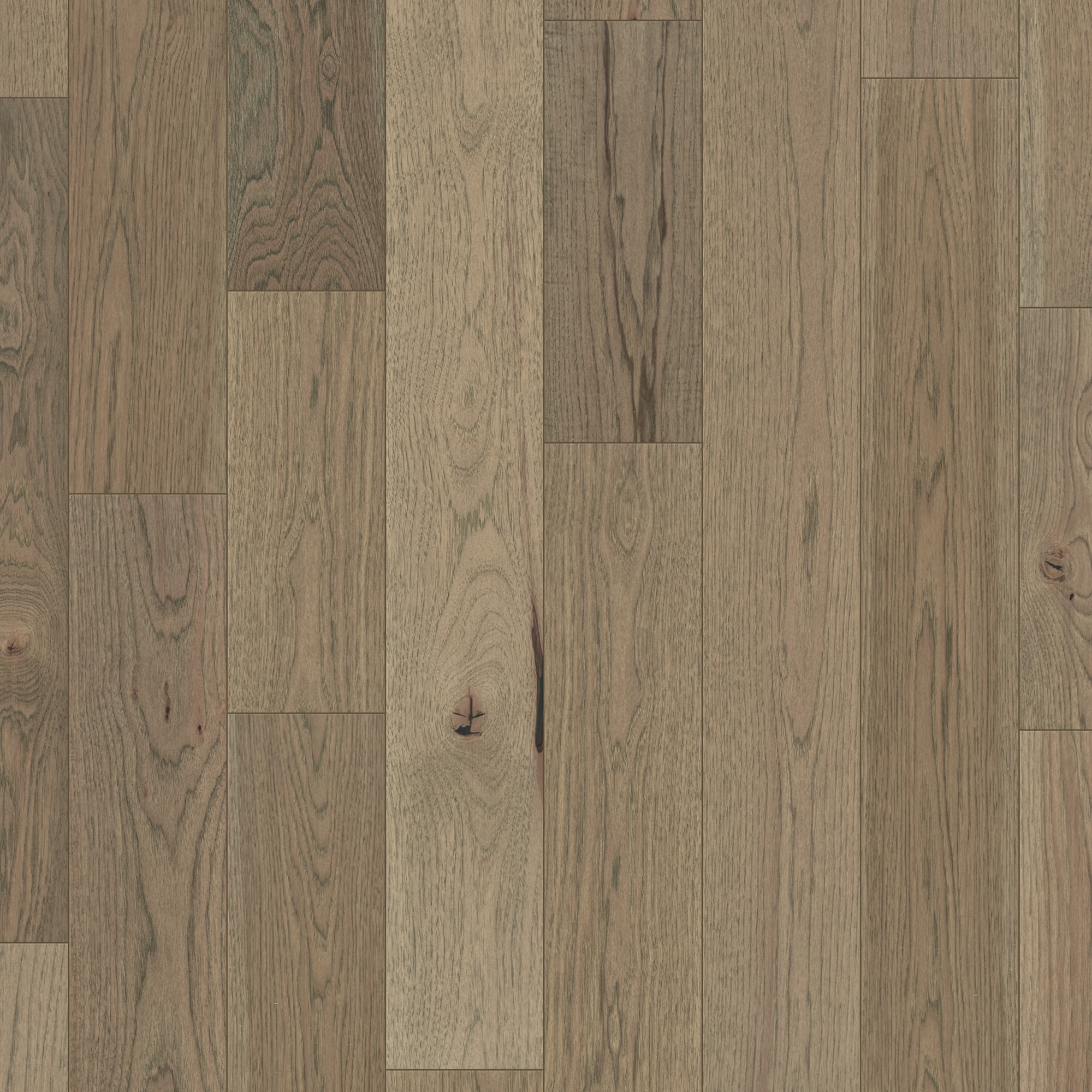 Element Flooring WF101DIPF Tanglewood Heirloom Hickory 8-33/50-in W x 9/16-in T x Varying Length Wirebrushed Water Resistant Engineered Hardwood Flooring ( 31.25-sq ft / Carton )