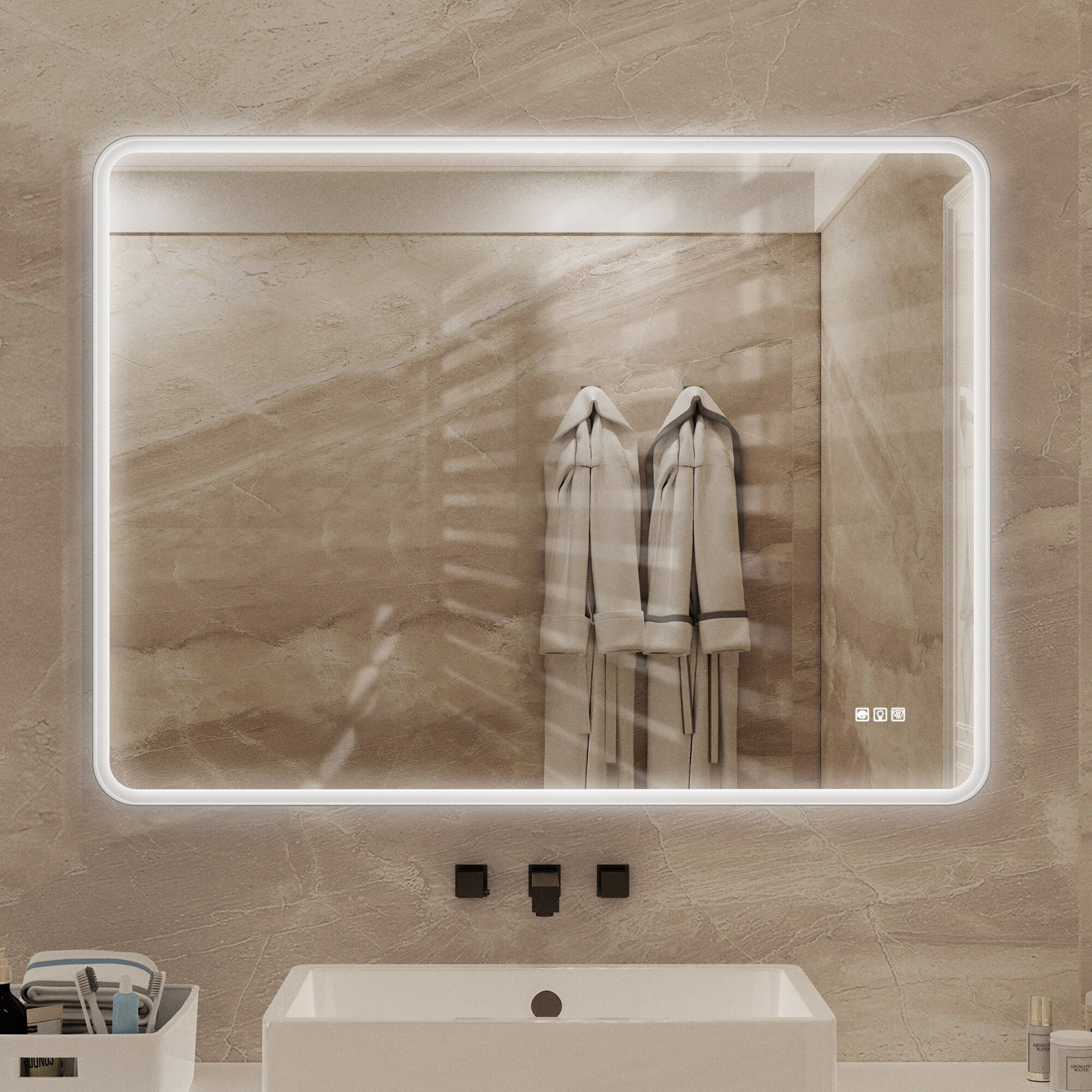 Bybafun YB5100084 Framed-Bath-Mirrors - View #16