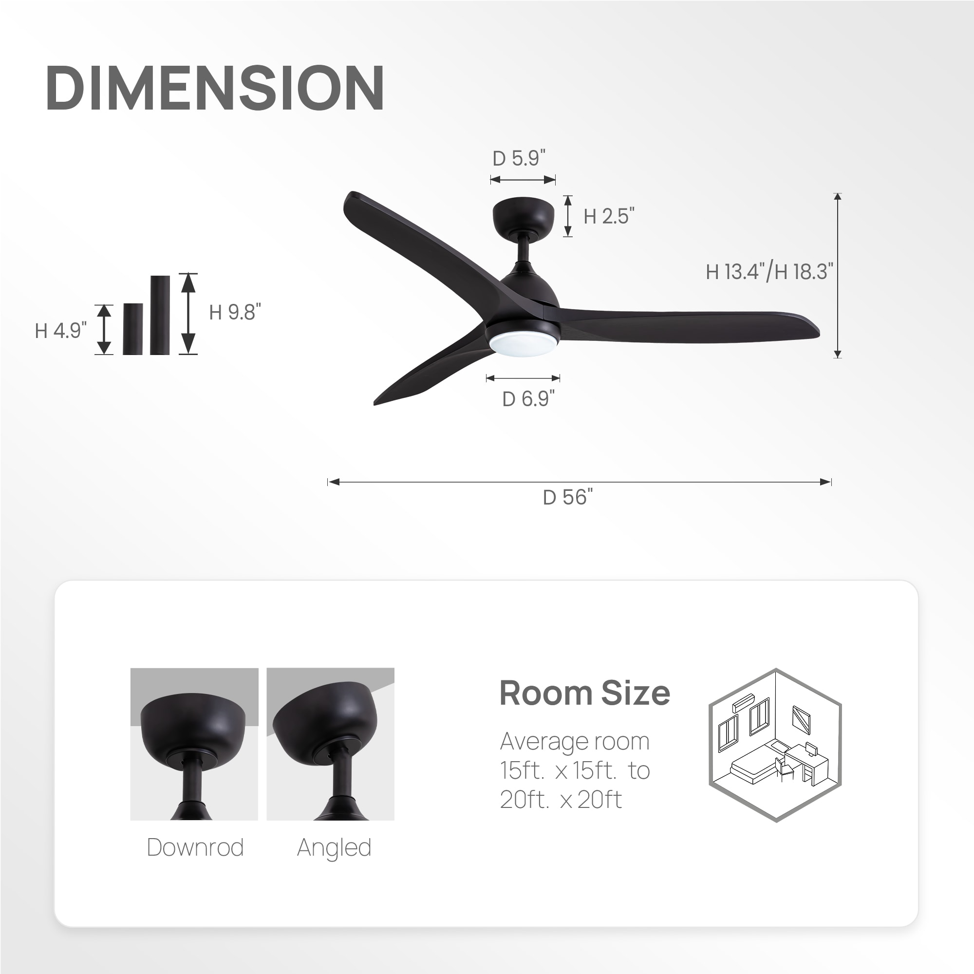 Antoine BLW025 Ceiling-Fans - View #8