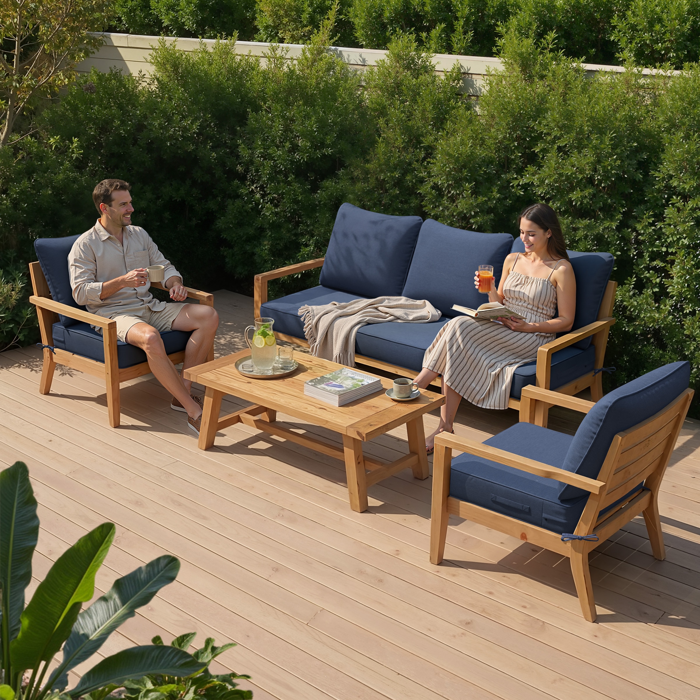 Pellebant ST25-CU112NAV-2 Patio-Furniture-Cushions - View #7