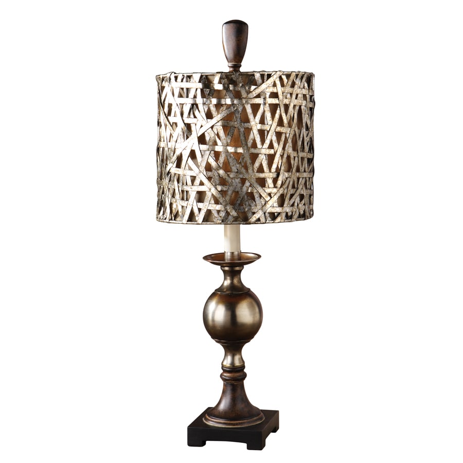 Global Direct 29123-1 32-in 3-way Buffet Table Lamp with Metal Shade