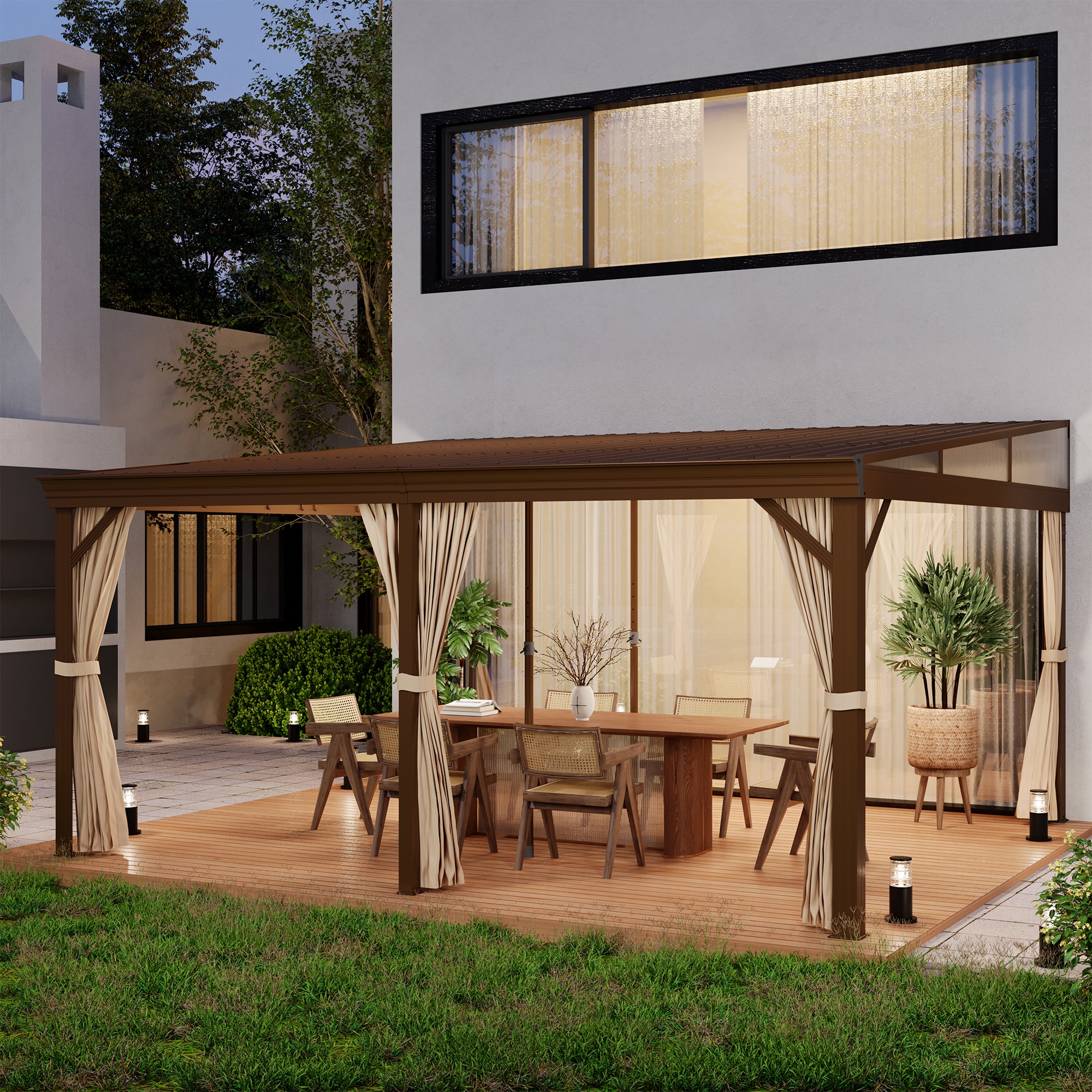 Mondawe MD-LGMF1636 Wood-Resin-Gazebos - View #10