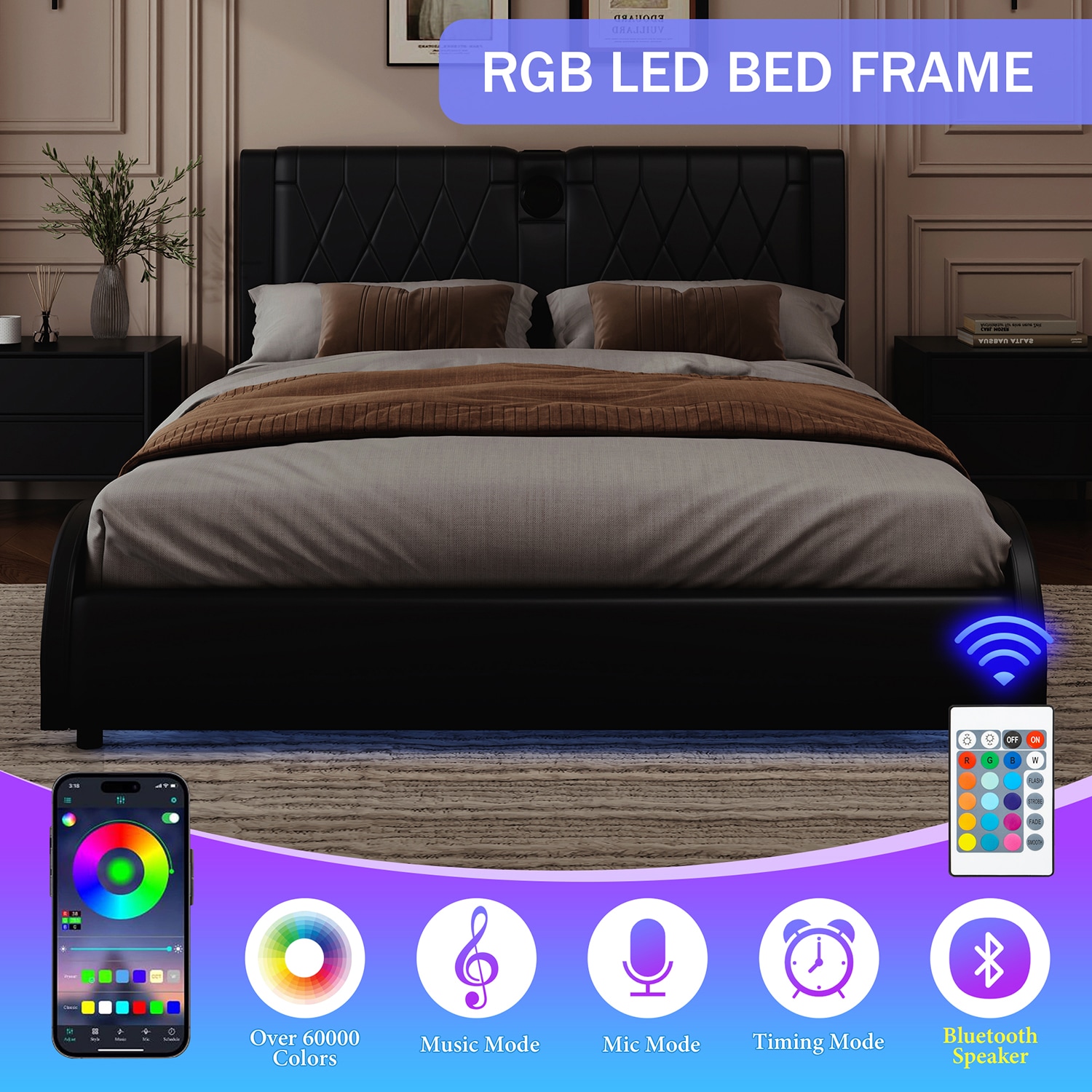 GZMR BX-1225-23-BK beds - View #7