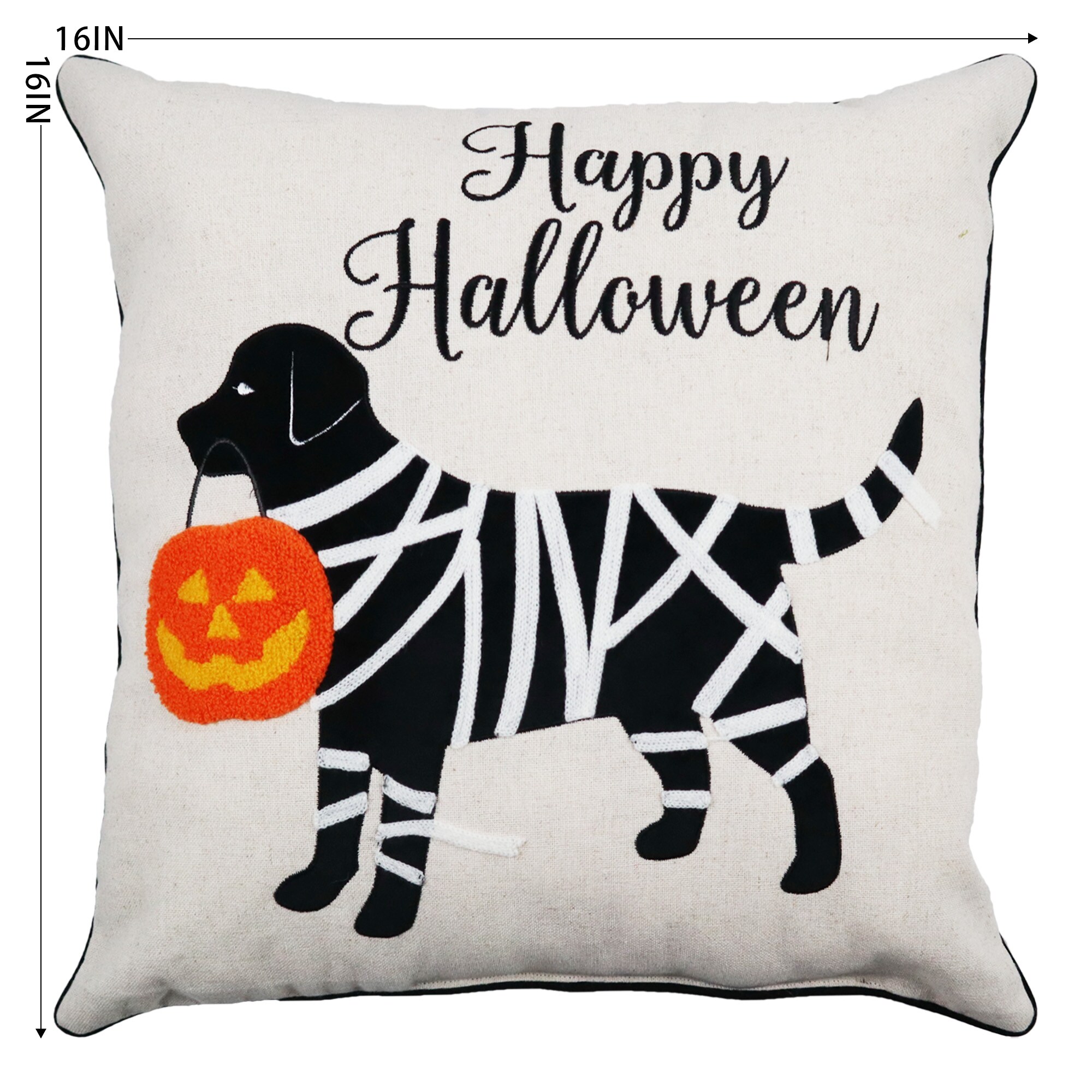 Haunted Living 16-in Mummy Dog Pillow at Lowes.com