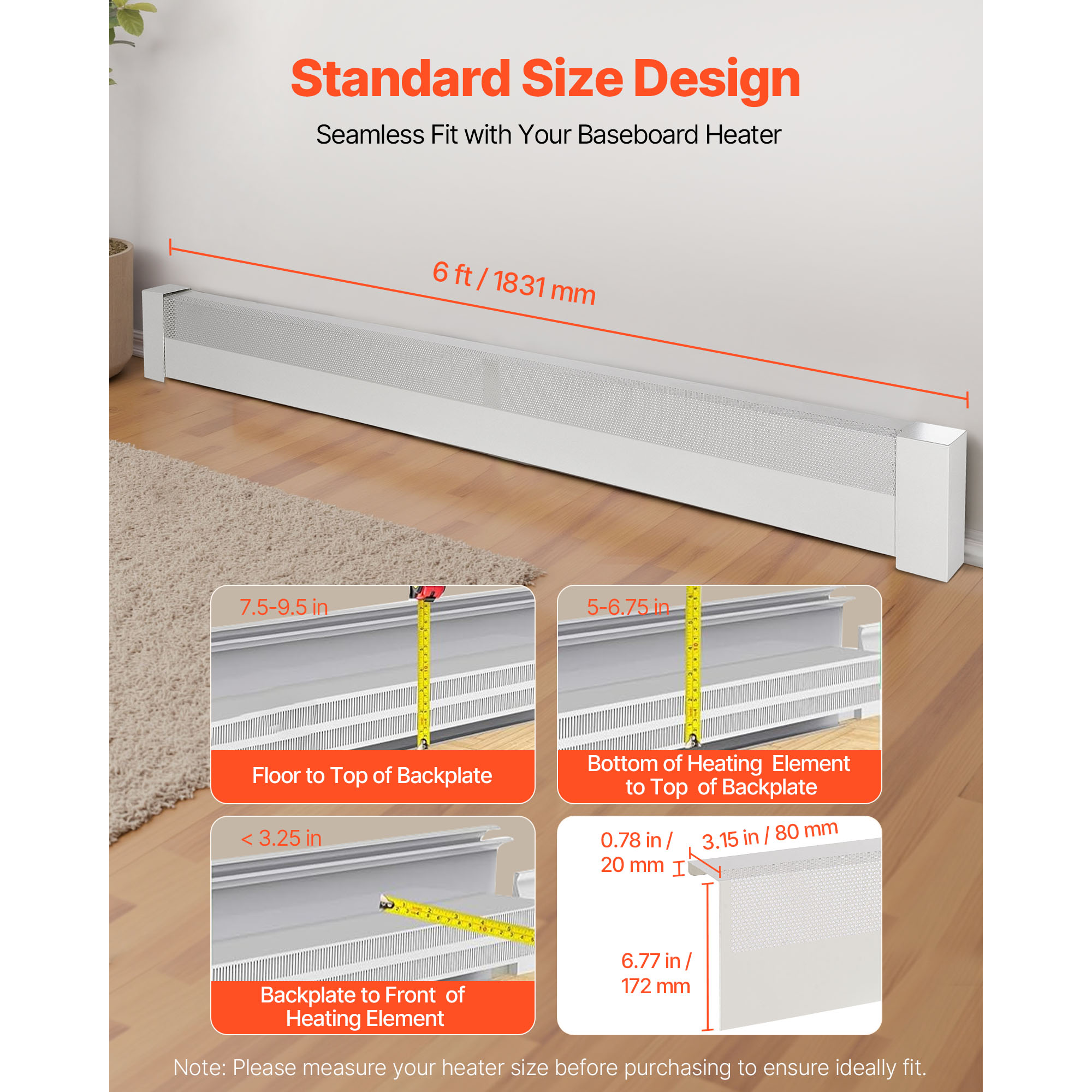 GIVIMO LW047GIVSS898 Baseboard-Heater-Covers - View #3