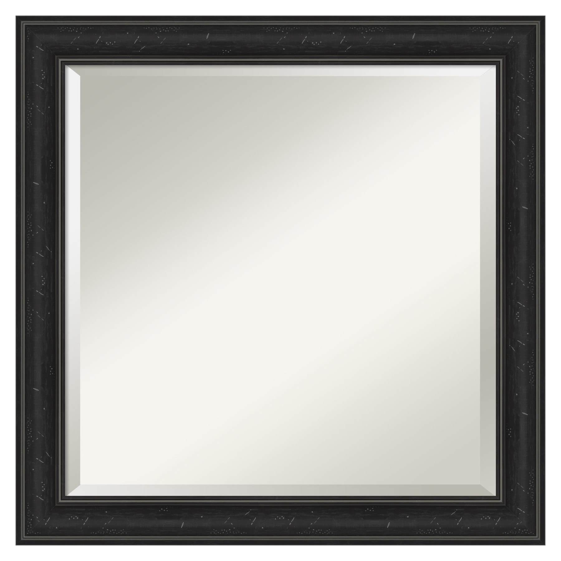 Amanti Art DSW4593558 Shipwreck 24.0-Inches x 24.0-Inches Framed Rectangle Bathroom Vanity Mirror ( Distressed Black )