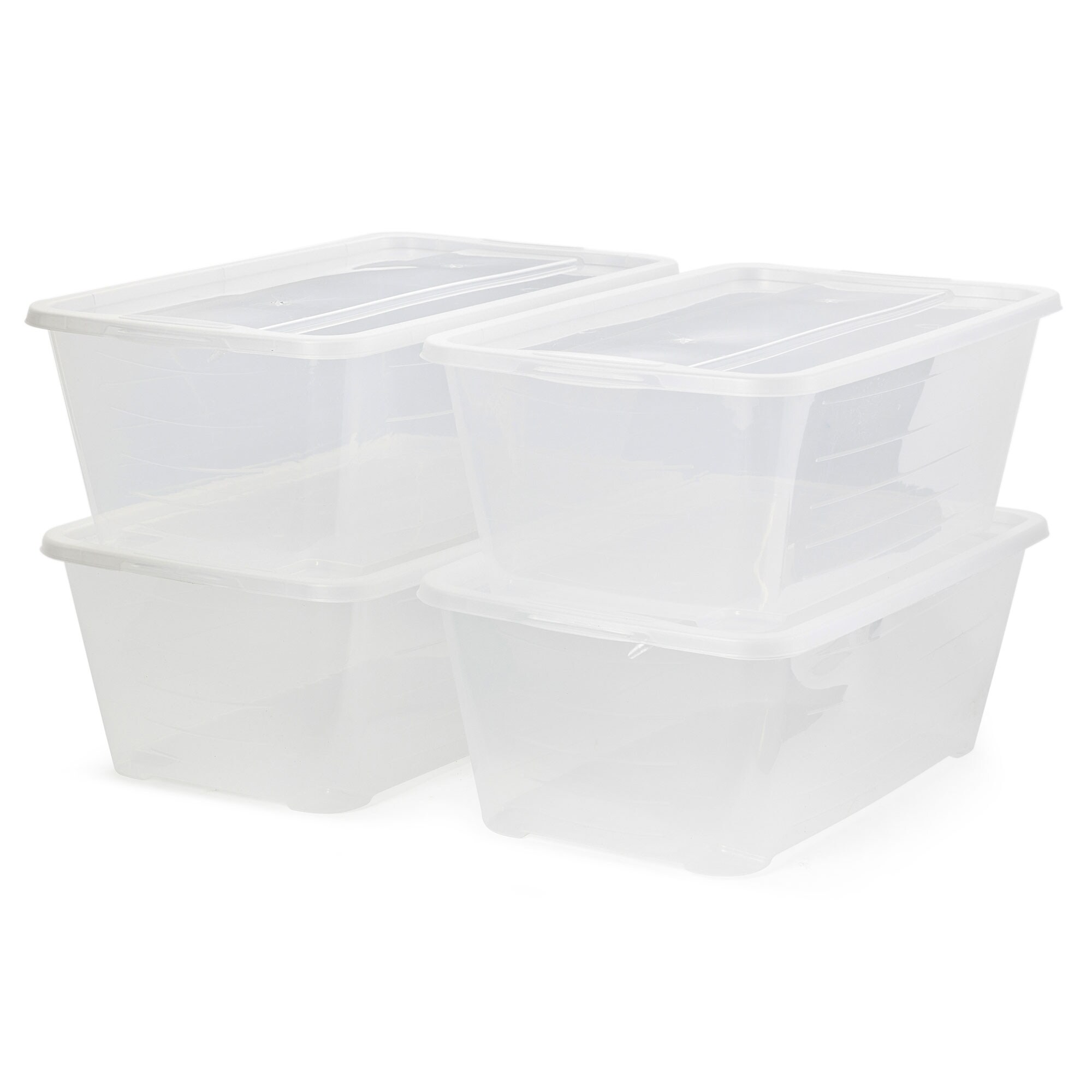 Life Story 79139 4.5-in H 1 Tier 2 pair White Plastic Shoe case