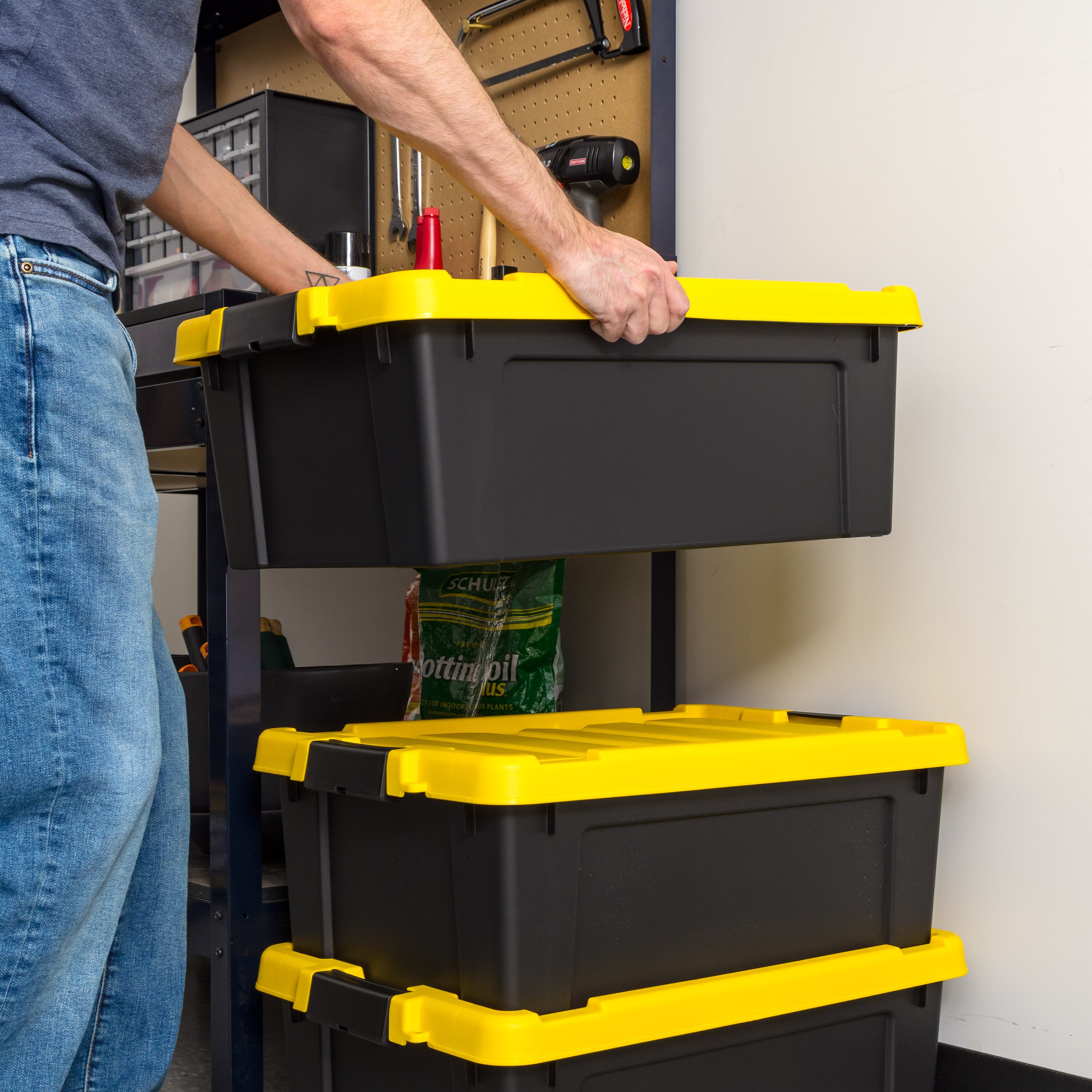 IRIS 540015 Plastic-Storage-Totes - View #7