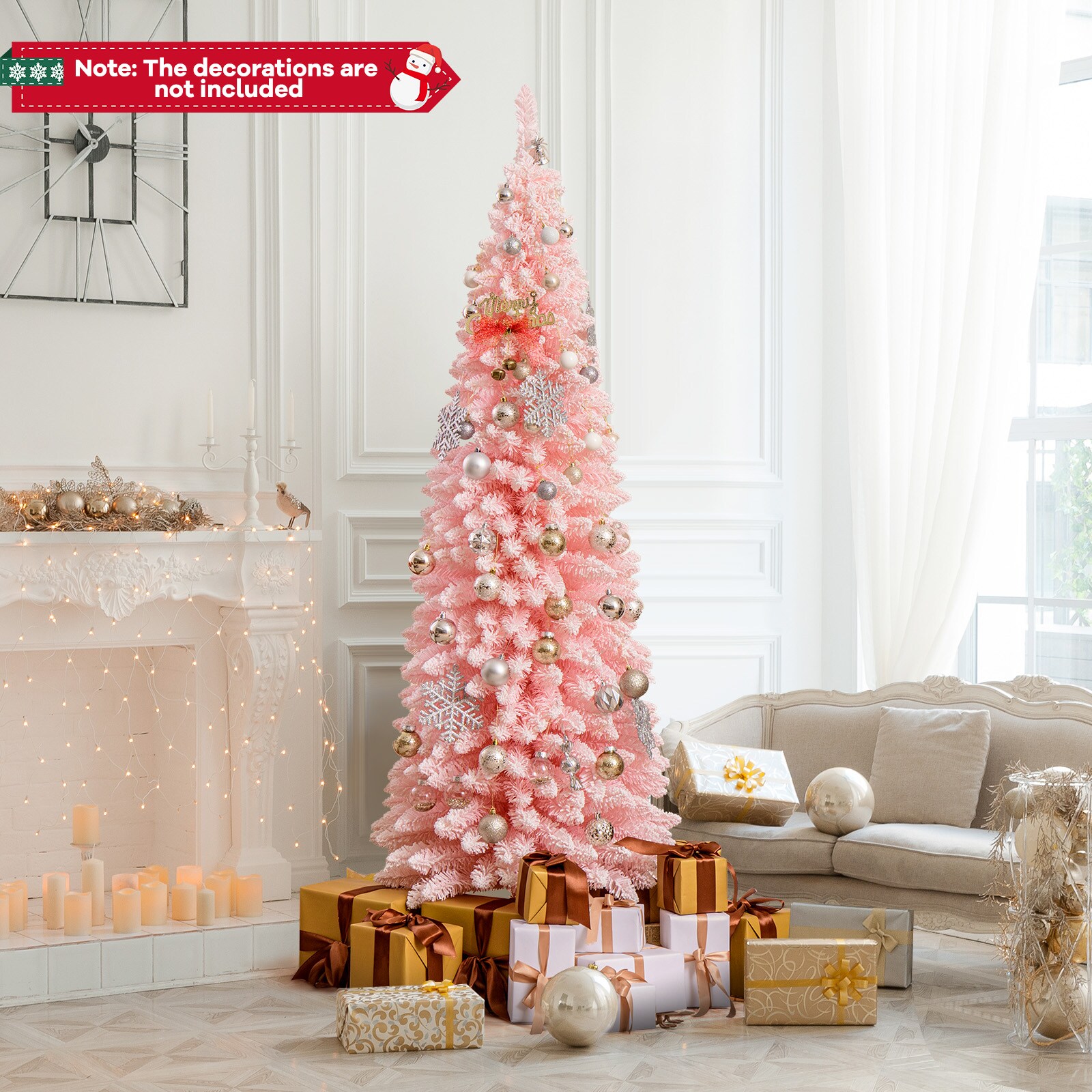 WELLFOR CM-HWY-22794 Artificial-Christmas-Trees - View #4