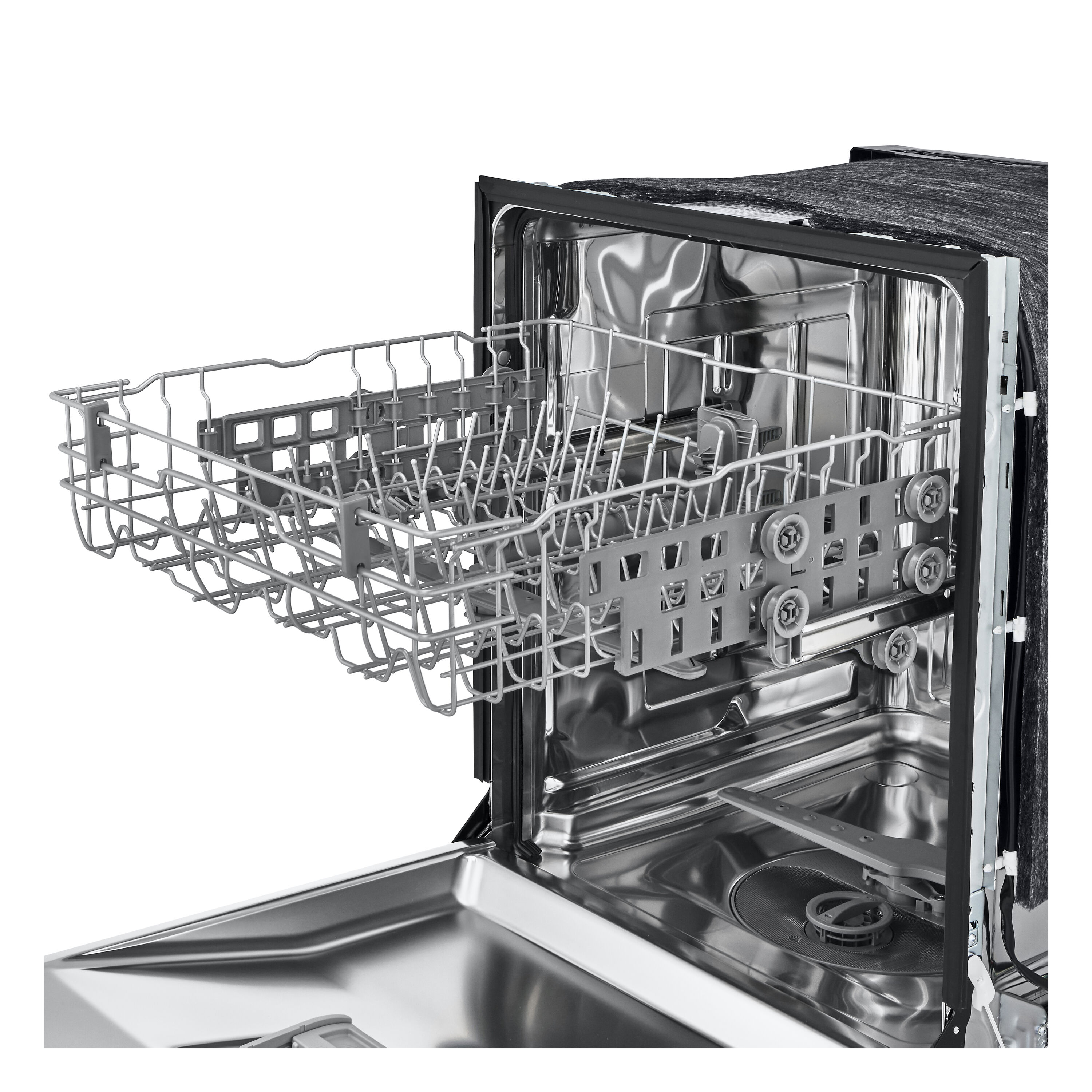 LG 24 in. Stainless Look Front Control Dishwasher with Stainless Steel Tub  and SenseClean LDFC2423V - The Home Depot