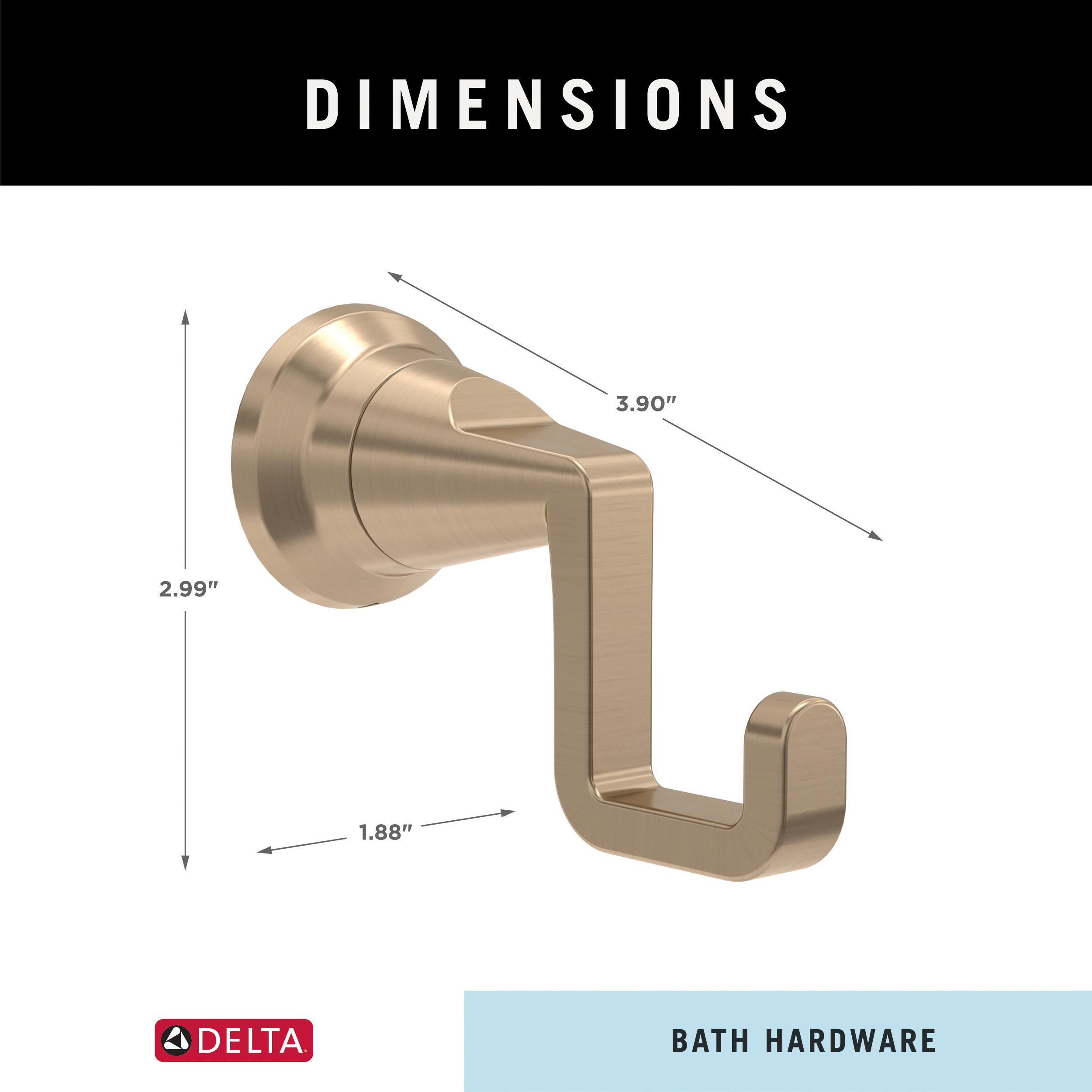 DELTA SPR35-CZ Robe-Hooks - View #8