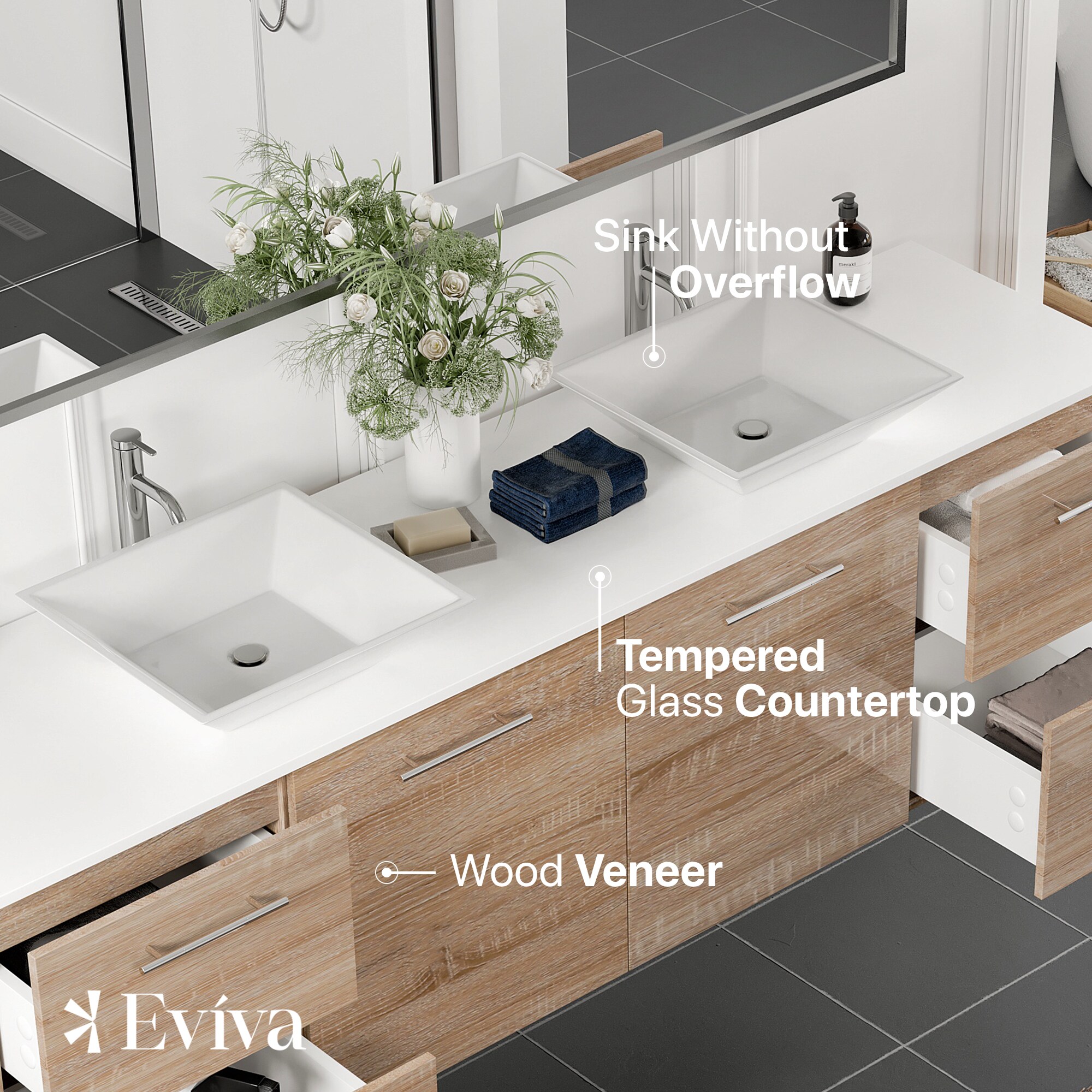 Eviva EVVN403-72WHOK Bath-Vanity-Combo - View #4