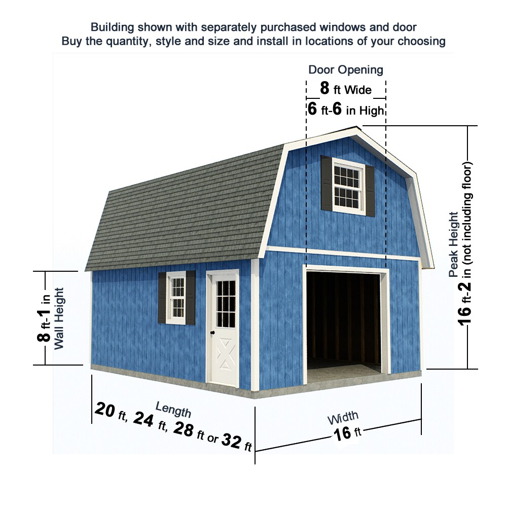Best Barns JEFFERSON1620 Garage-Buildings - View #6