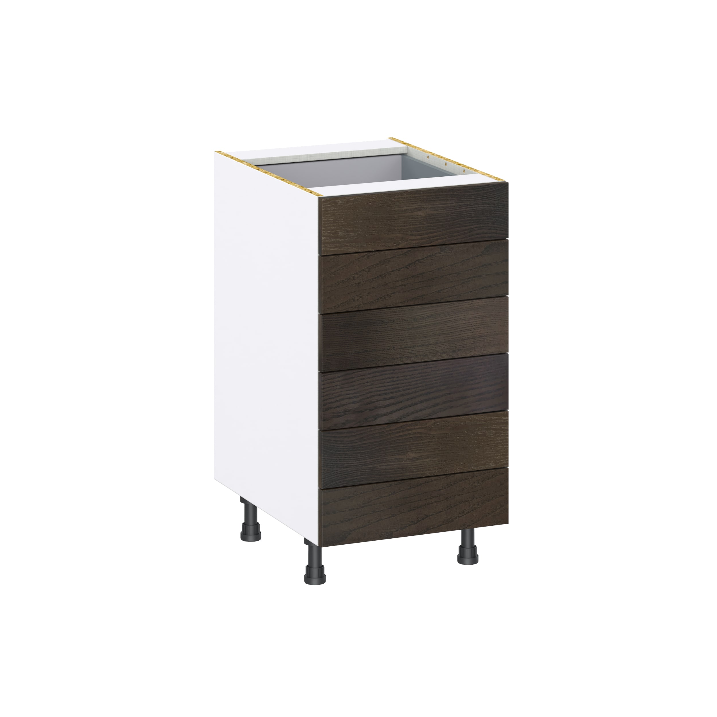 Hugo&Borg Montclaire 18-in W x 34.5-in H x 24-in D Wood 3-Drawer Base Fully Assembled Cabinet (Recessed Panel Style)
