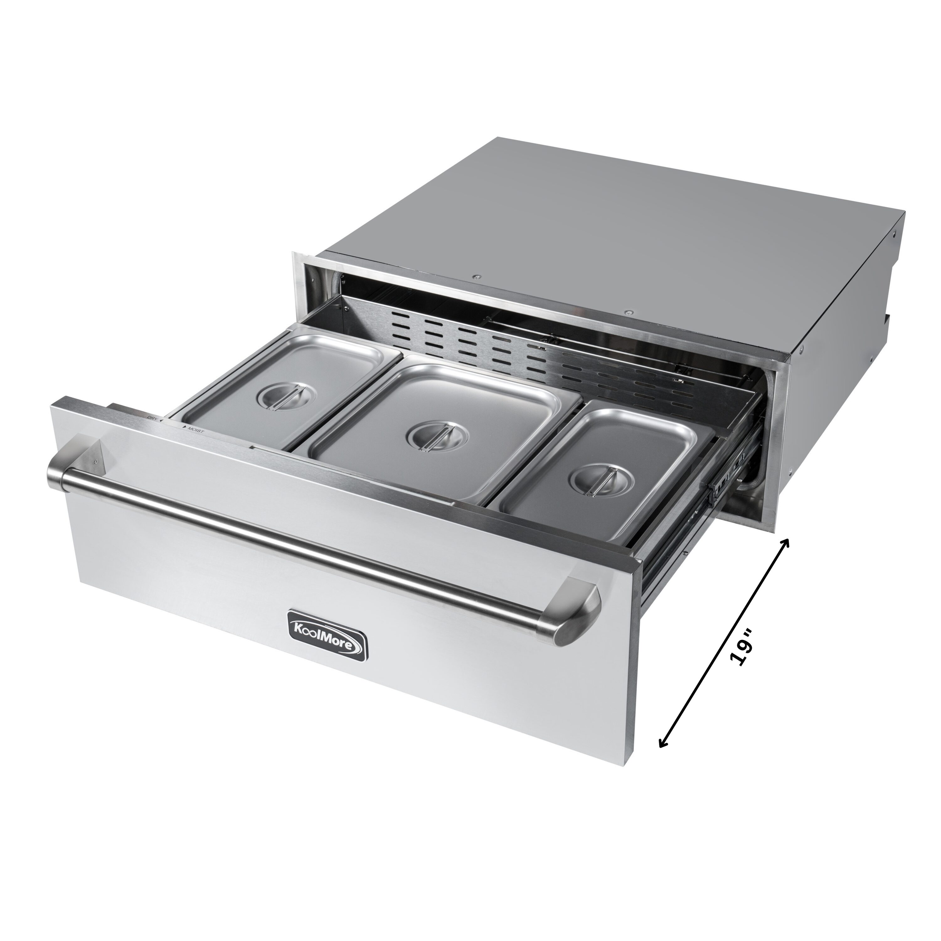 KoolMore LOW-KM-RWD-30SS Warming-Drawer - View #7